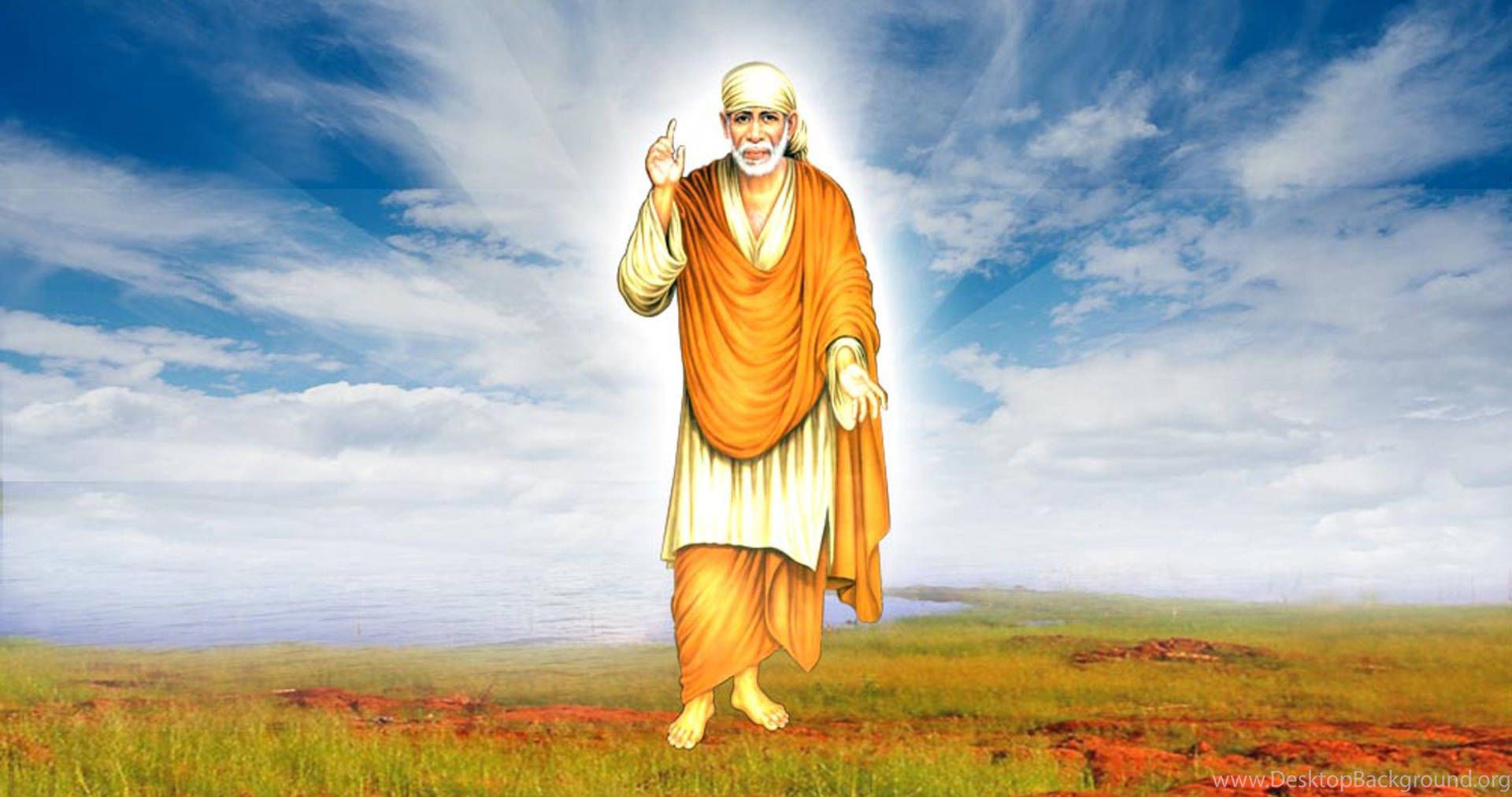 1920x1012 Sai Baba 4k Wallpaper