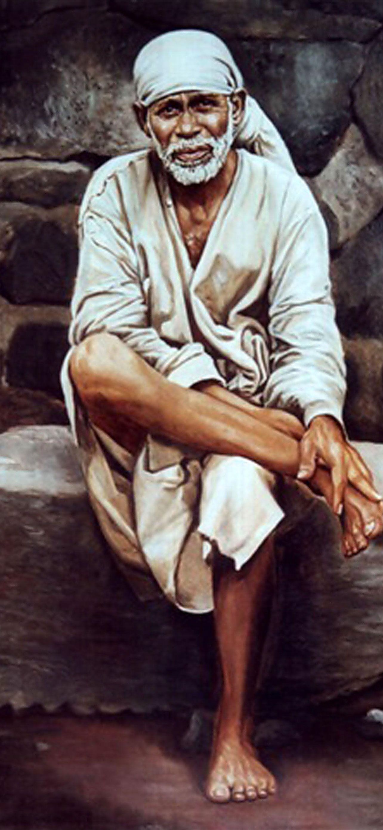 1284x2778 Sai Baba Cave iPhone Wallpaper Free Download