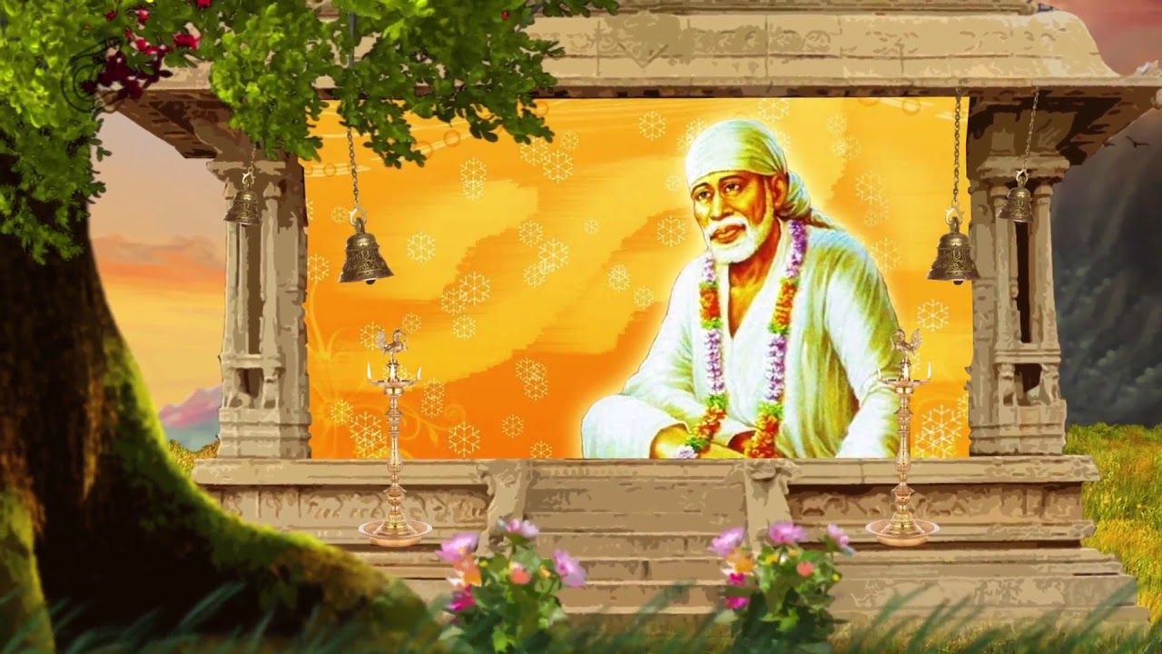 1280x720 Beautiful Sai Baba Full HD Wallpaper & Image साई बाबा