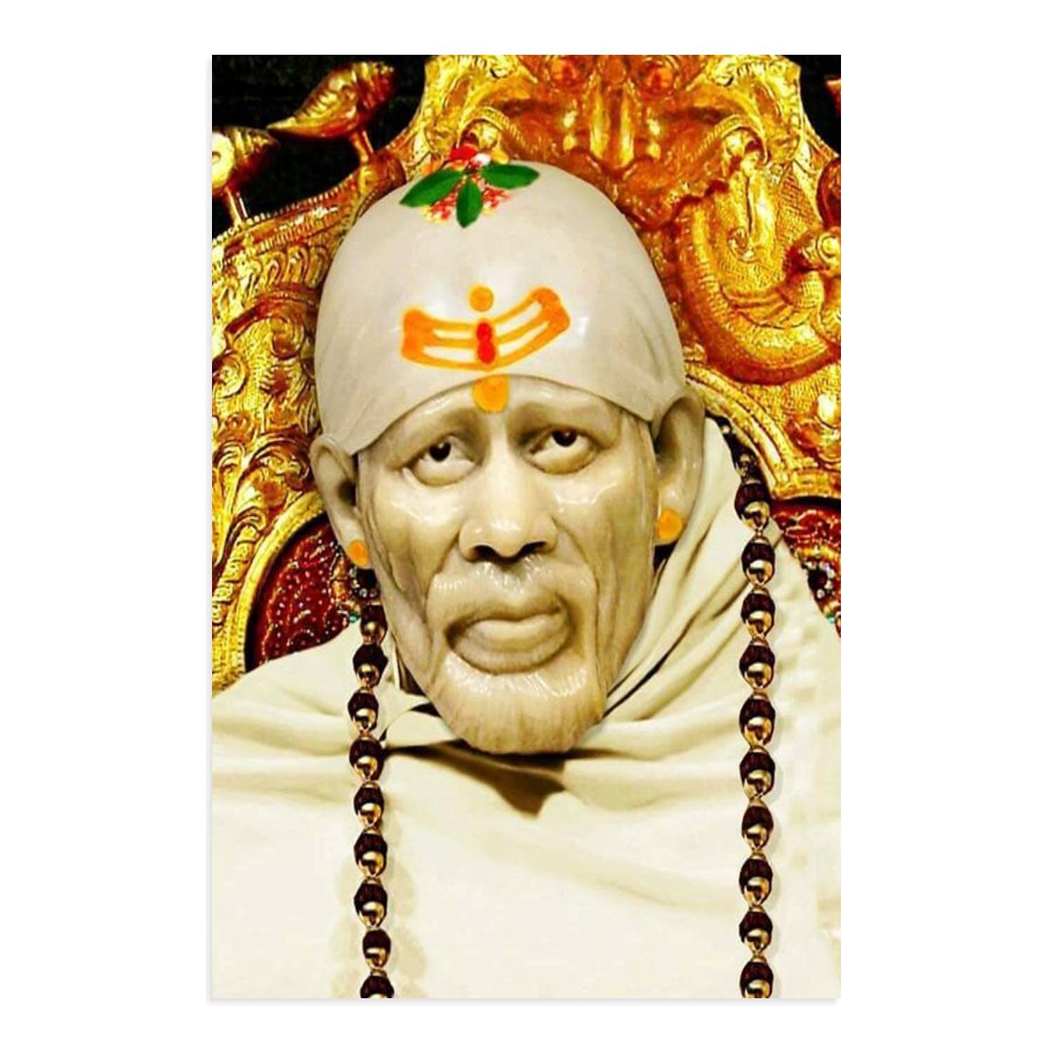 1500x1500 PRINTELLIGENT Shirdi Sai Baba Wallpaper Poster for Home and Office 12 x 18 inch : Amazon.in: Home & Kitchen