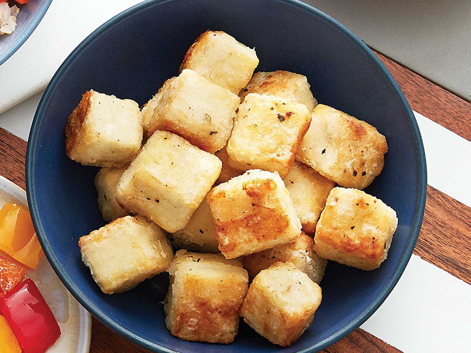 1600x1200 Crispy salt and pepper tofu cubes recipe's Parent