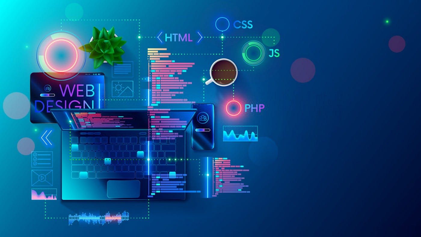 1400x787 Web Design Resources. Designing and programming a website.