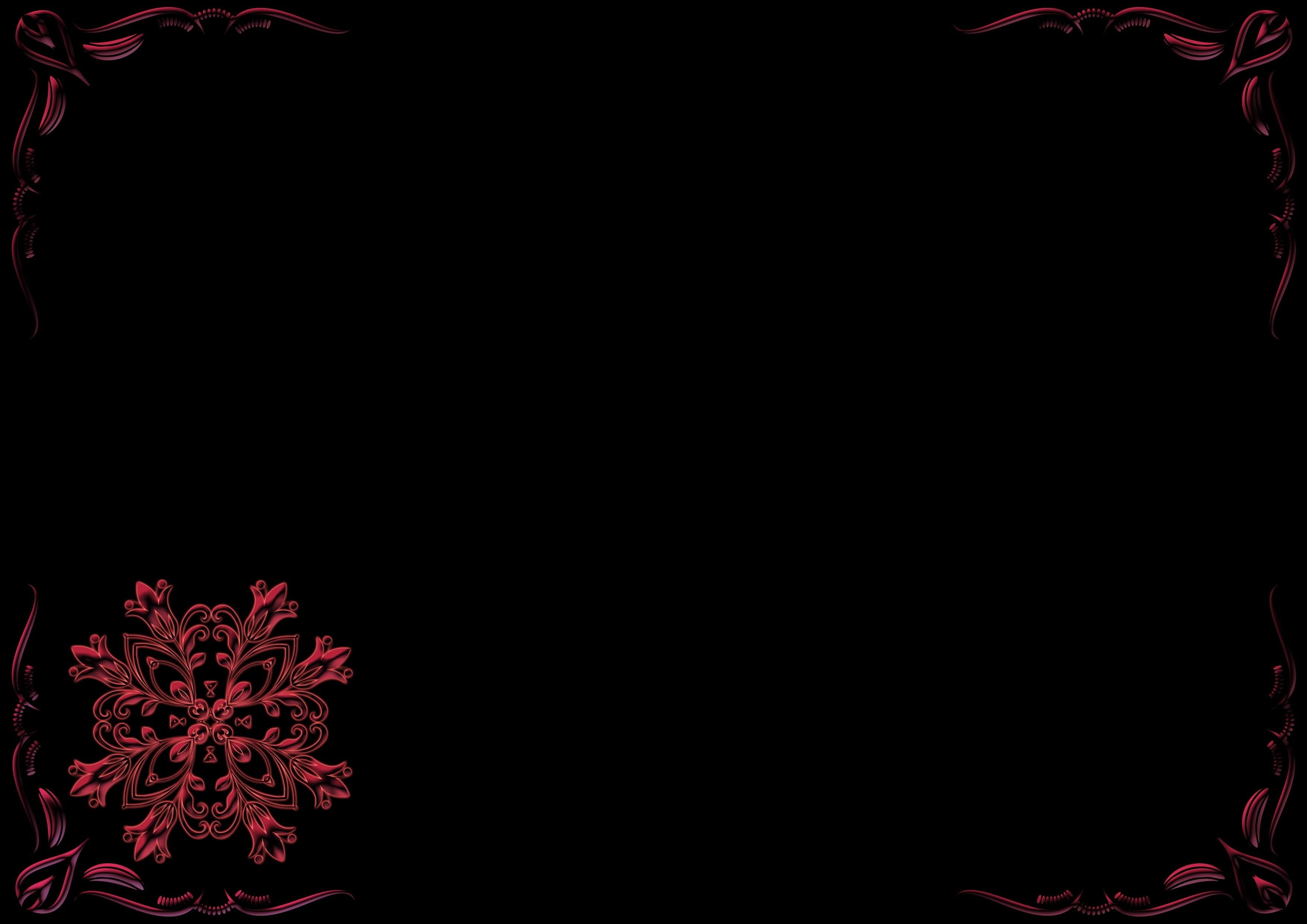 3508x2480 Wallpaper / flower, digital greeting, flowers, studio shot, template, decorative, decorated, copy space, greeting card, black background, map, welcome, tree, noble free download