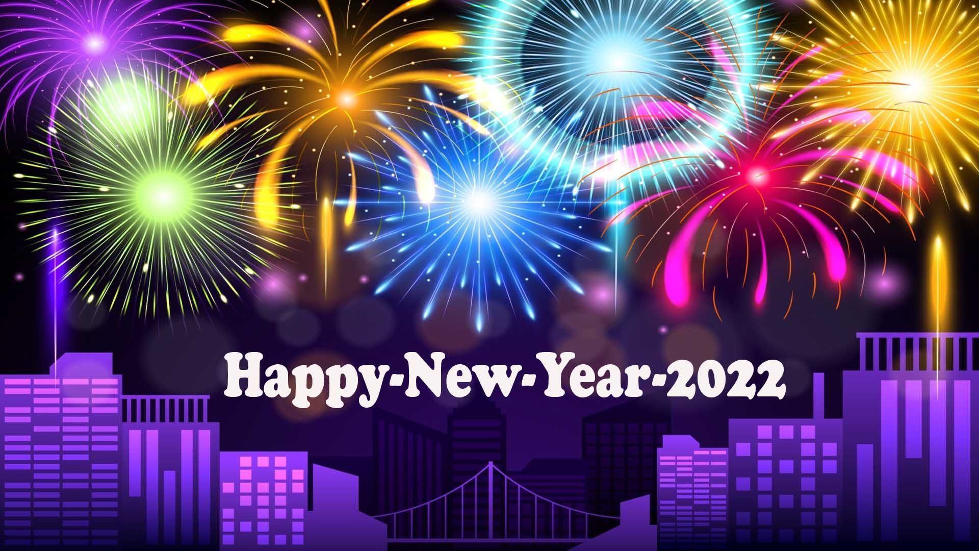 1920x1080 Happy New Year 2022 Greeting Card For Android Mobile Phones HD Wallpaper % :