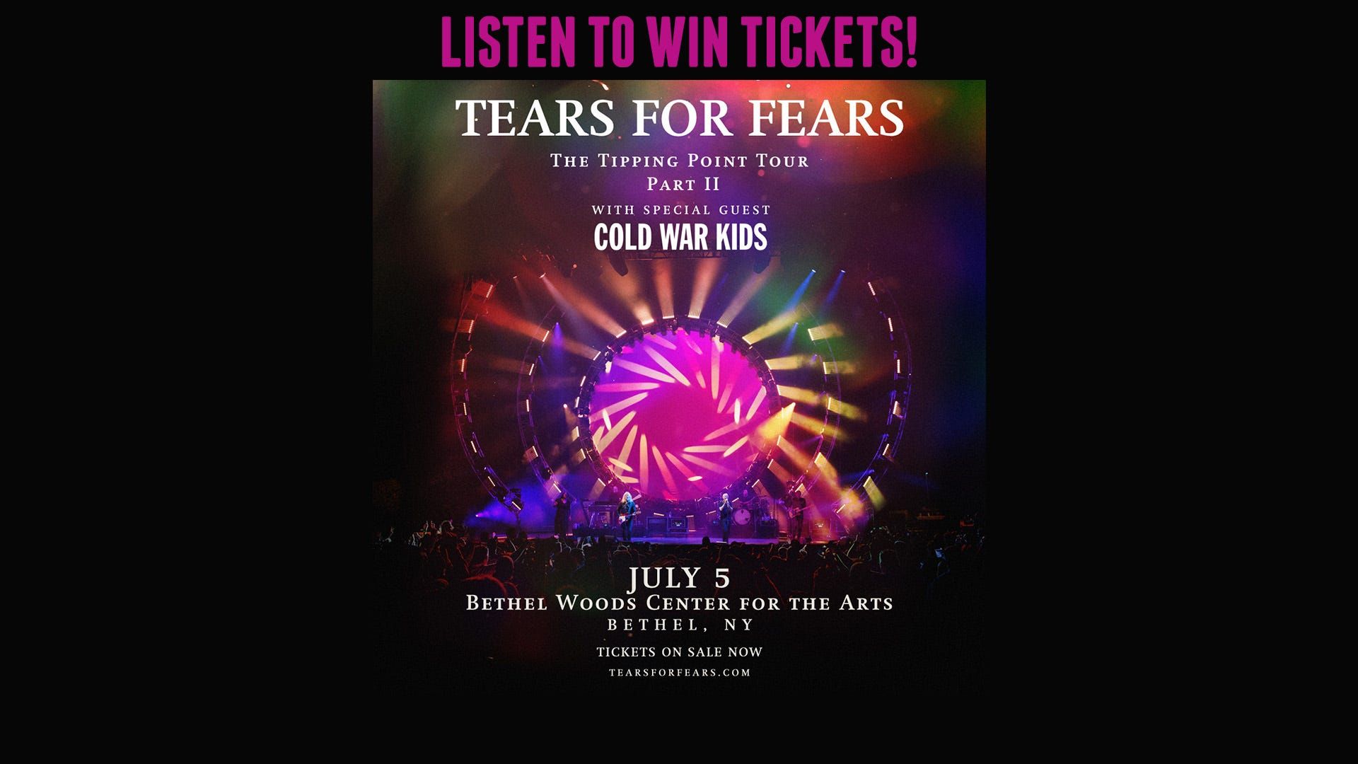 1920x1080 Win Tears for Fears Tickets