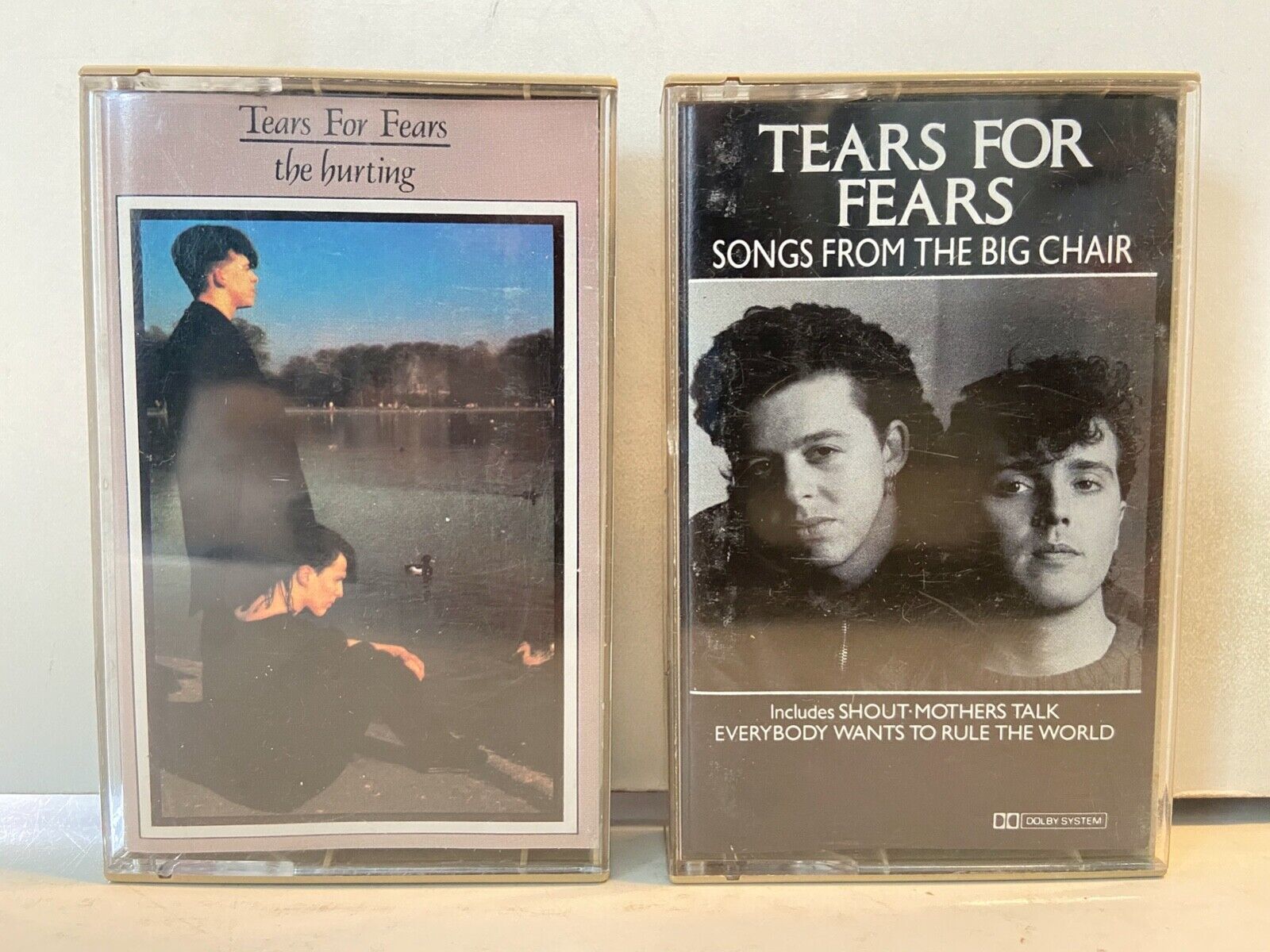 1600x1200 Vintage Tears For Fears Cassette Lot The Hurting &amp; Songs From Big Chair Original
