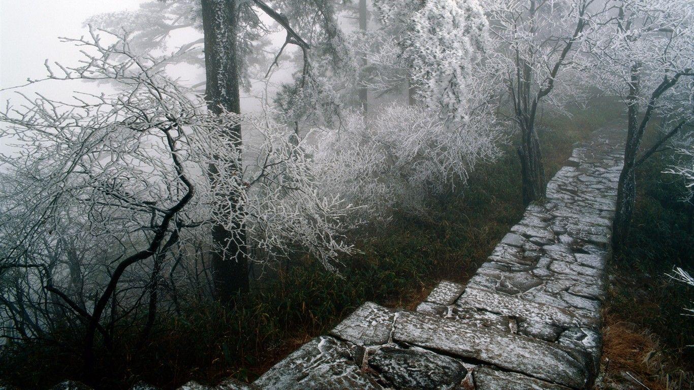 1366x768 Exquisite Chinese landscape wallpaper Wallpaper