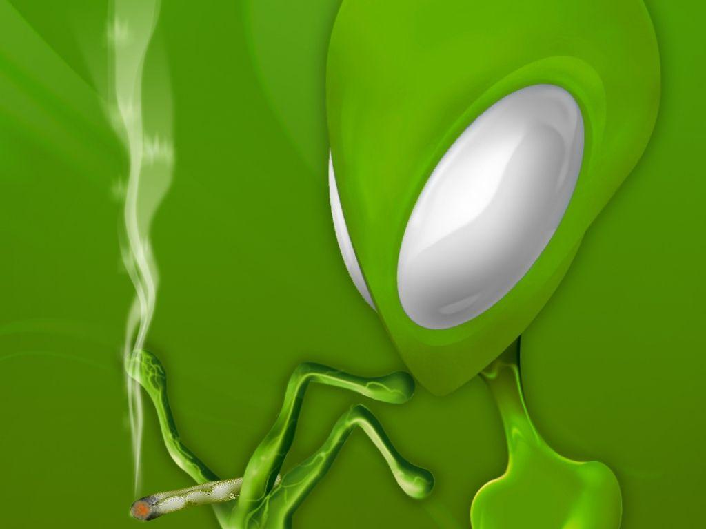 1024x768 Download wallpaper: alien green wallpaper, wallpaper for desktop