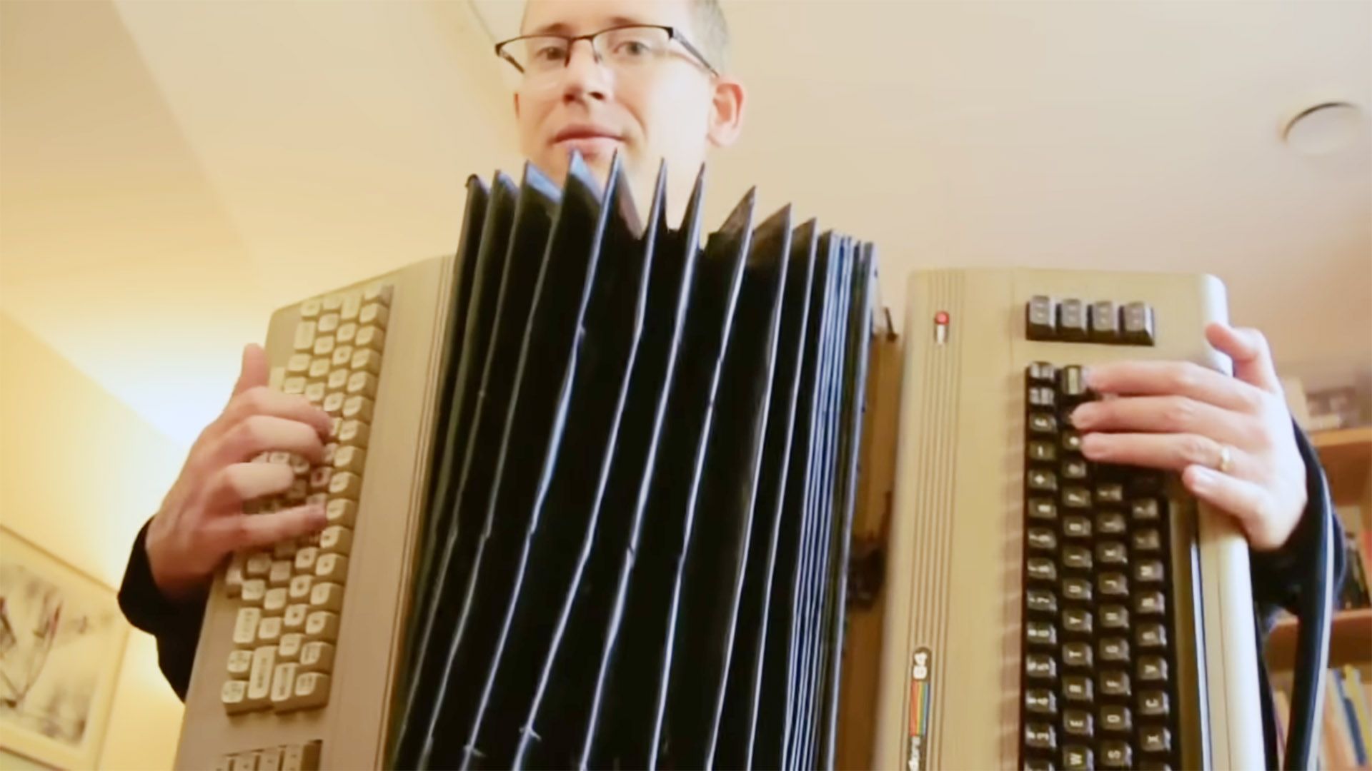 1920x1080 Weird Al would kill for this DIY Commodore 64 accordion