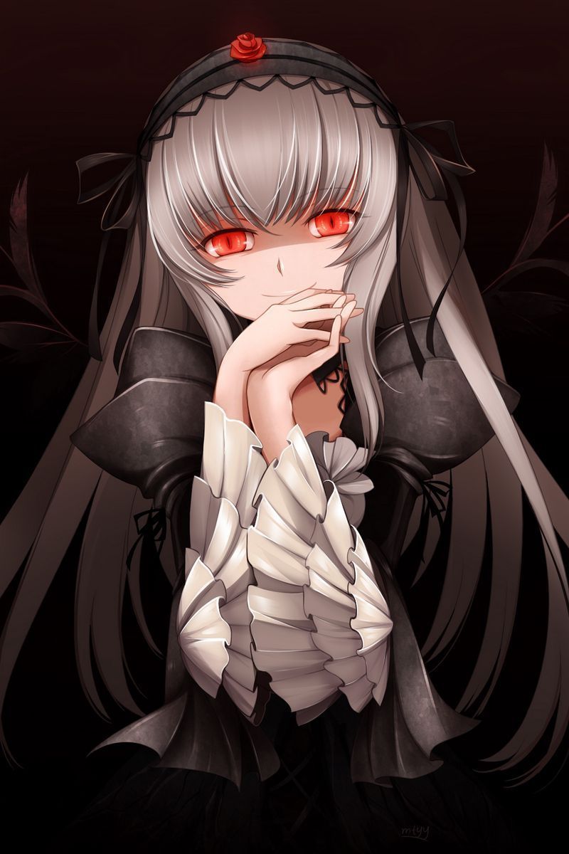 800x1200 Download Wallpaper 800x1200 Anime, Girl, Gothic, Eyes, Red Iphone 4s 4 For Parallax HD Background