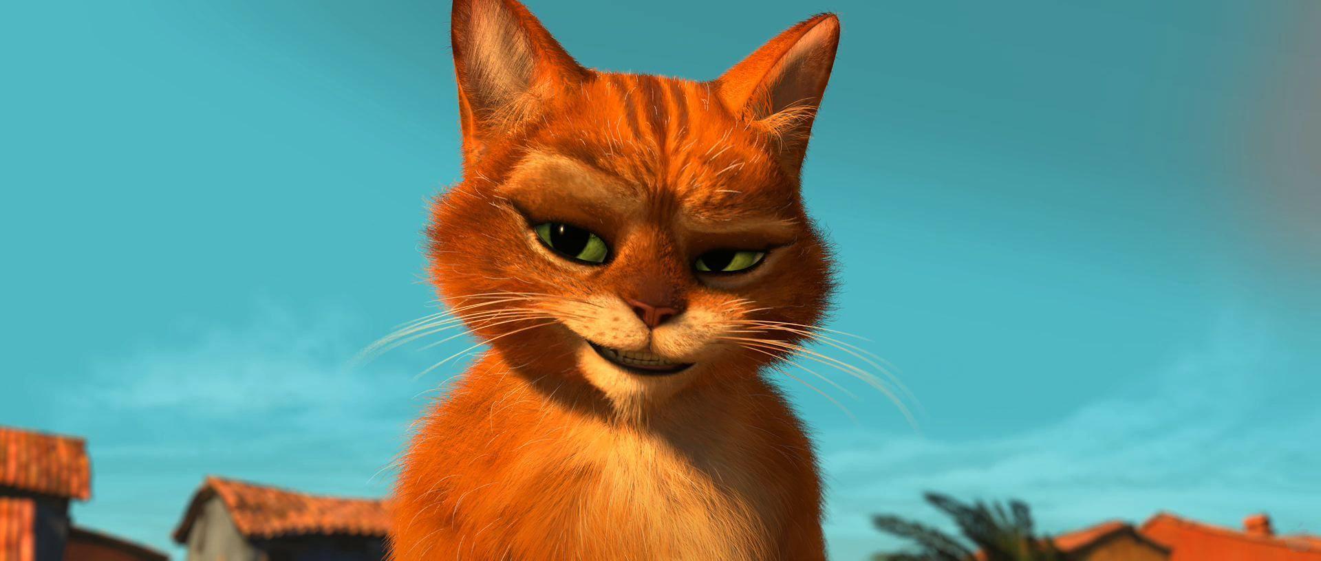 1920x816 Puss in Boots the Cat Desktop Wallpaper