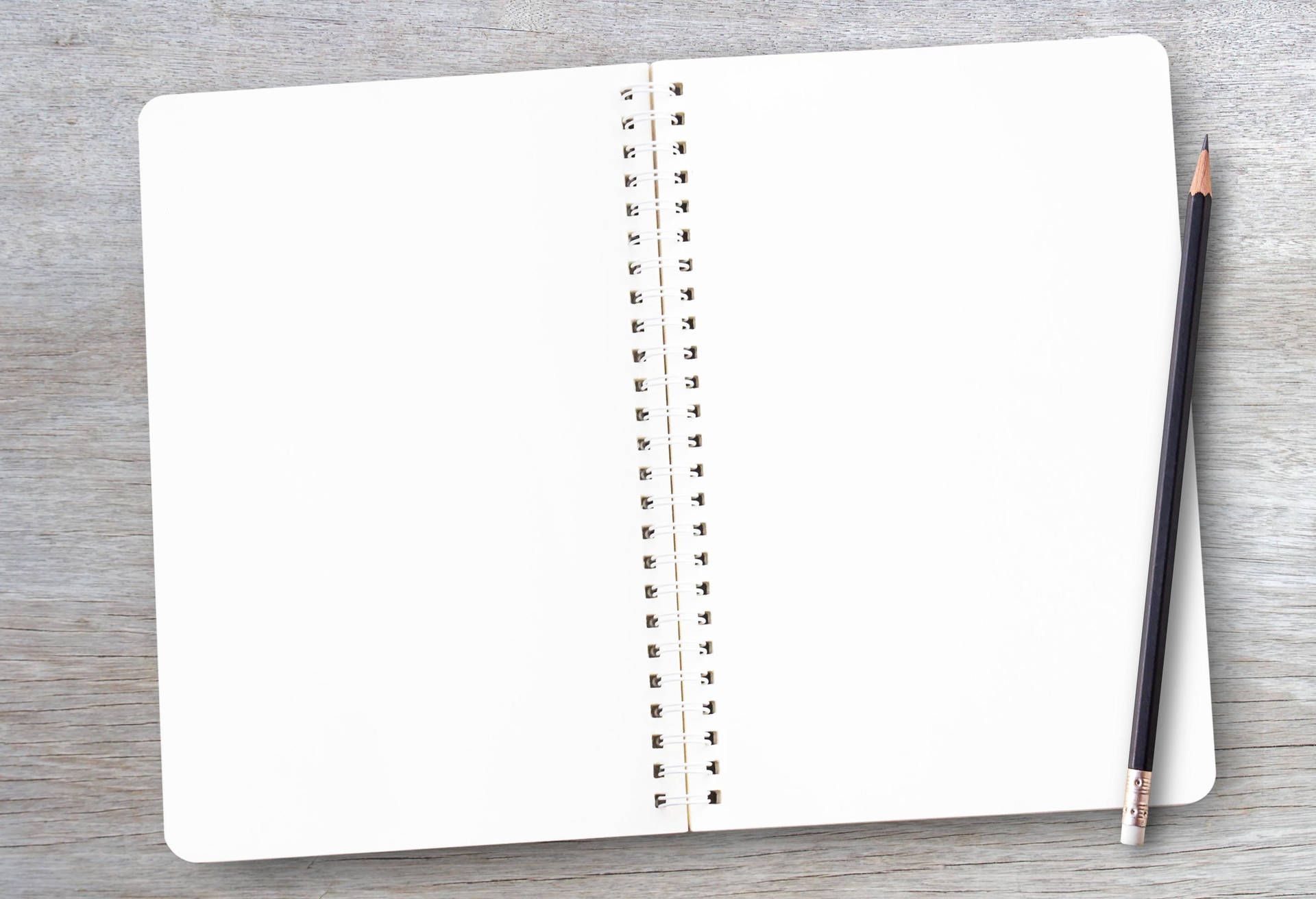 1920x1312 Download Pure Blank Page from a Notepad Wallpaper