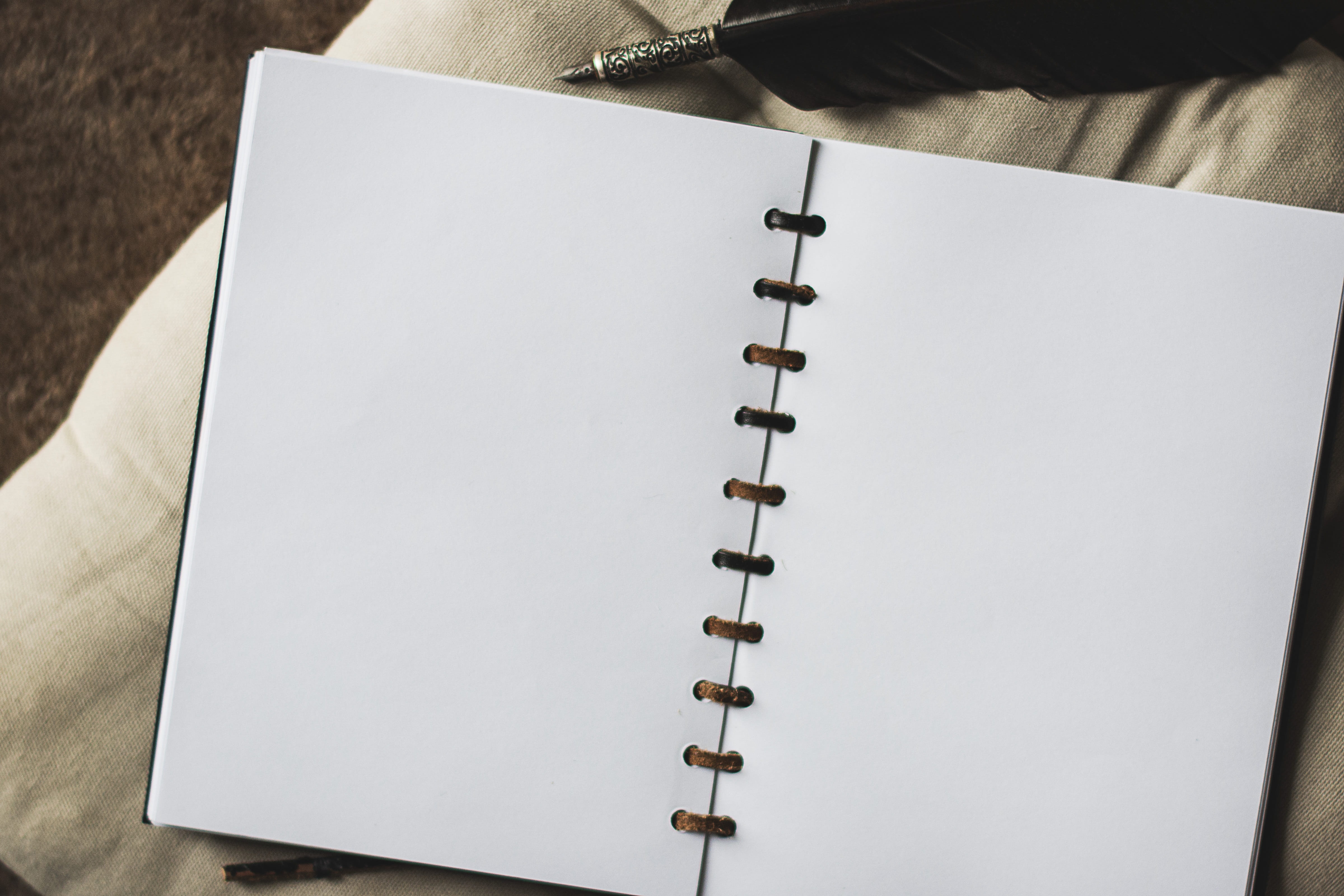 4800x3200 Wallpaper / White Color, Sketch, Reminder, Paper, Memo, 4K, Message, Spiral Notebook, No People, White, Page, Publication, Blank, Close Up, Pen, Spiral, Communication Free Download