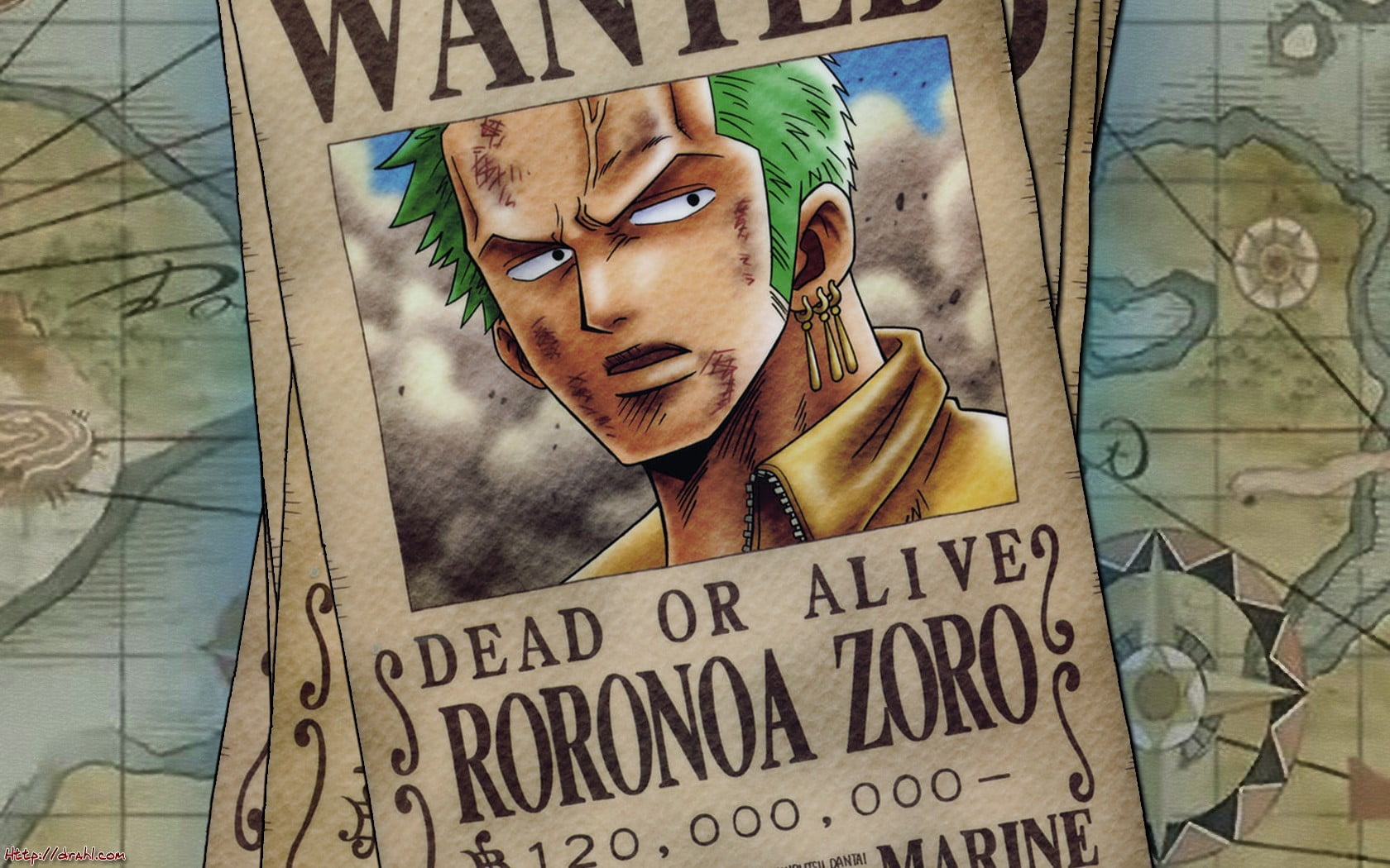 1680x1050 One Piece Roronoa Zoro Wanted poster, One Piece, anime, Roronoa Zoro HD wallpaper
