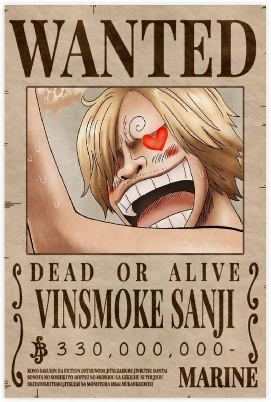 Sanji Wanted Poster Wallpapers Top Free Sanji Wanted Poster