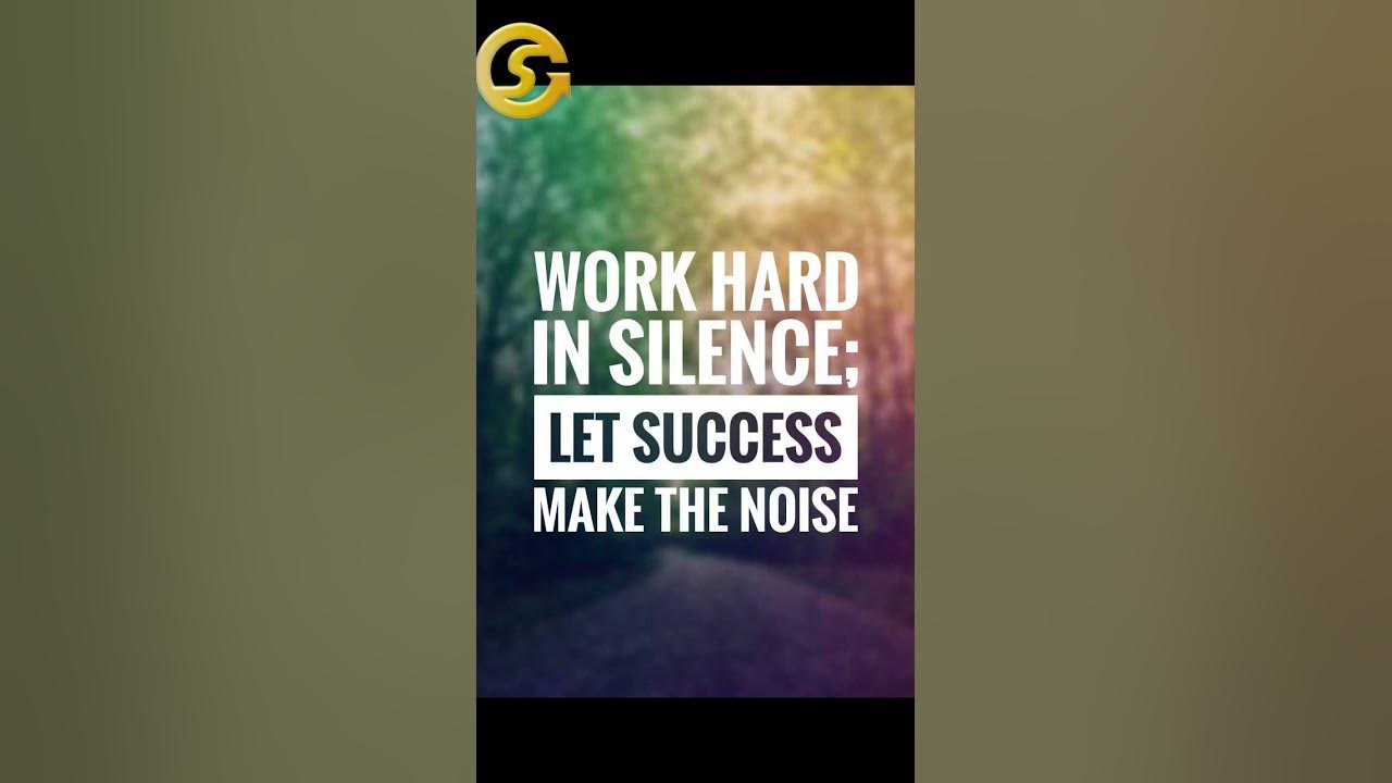 1280x720 Daily Motivational Quotes hard in silence -Let success make noise