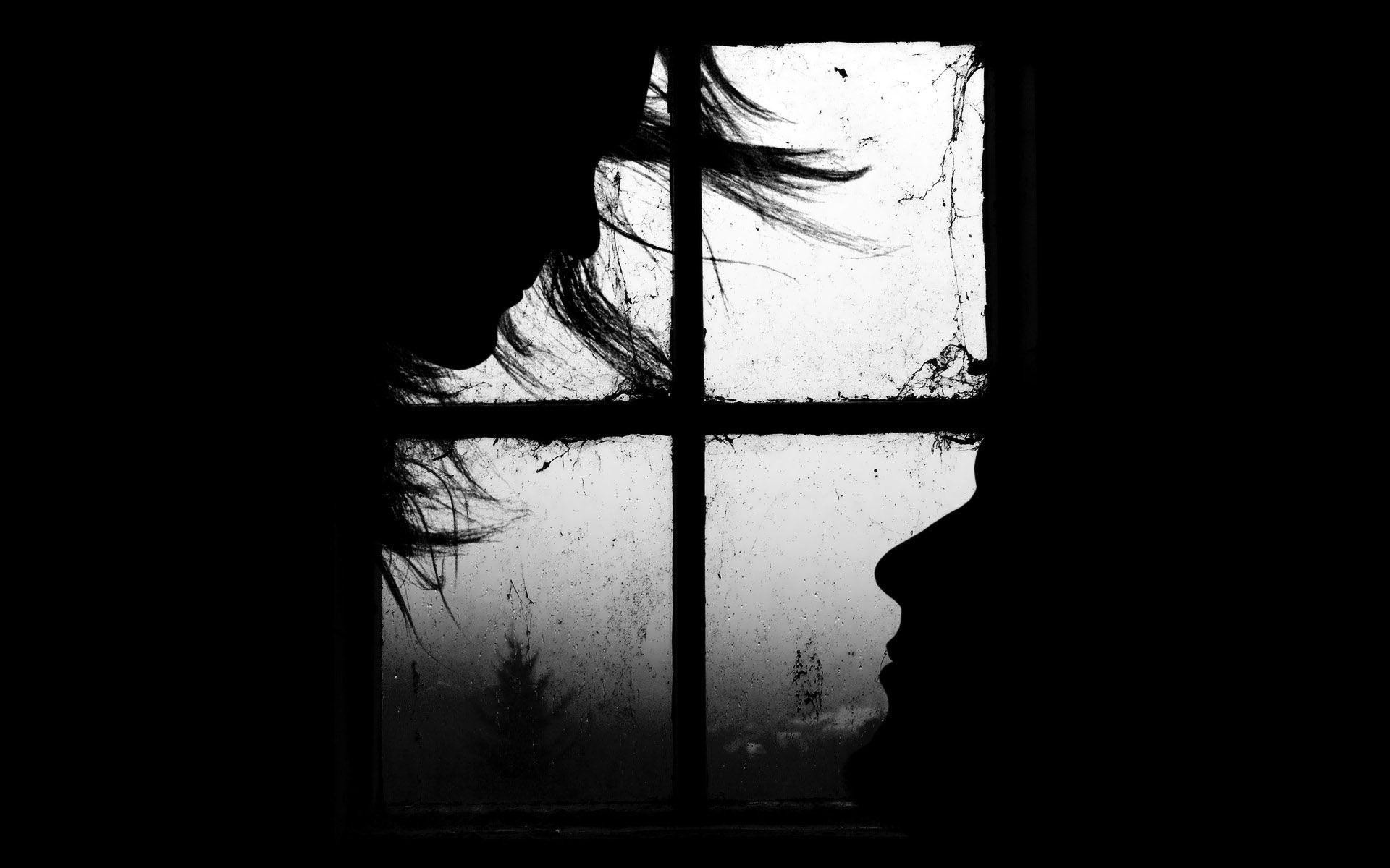 1920x1200 Passionate couple black and white photo. Romantic & Sad Couple