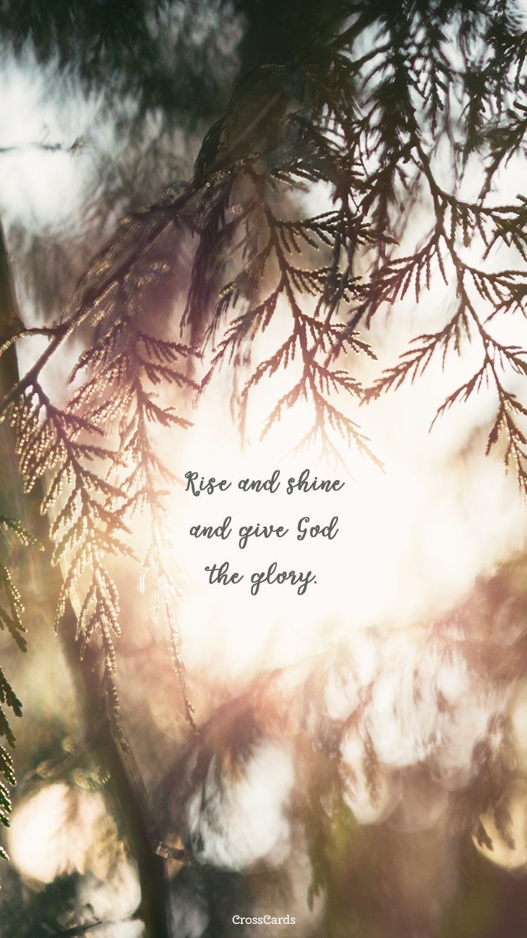 750x1334 Rise and Shine Wallpaper and Mobile Background