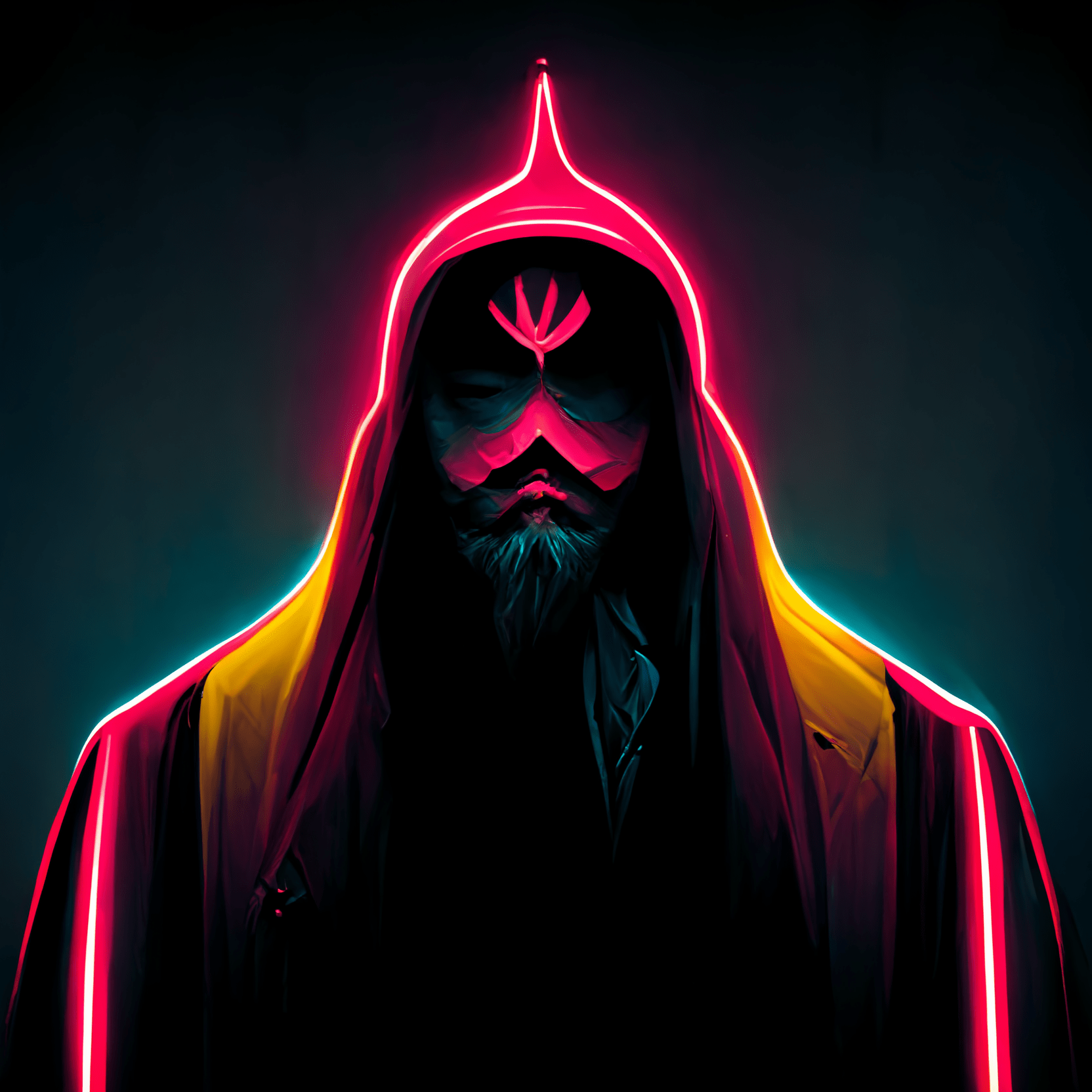 1664x1664 Neon Spellcraft Of The Moon