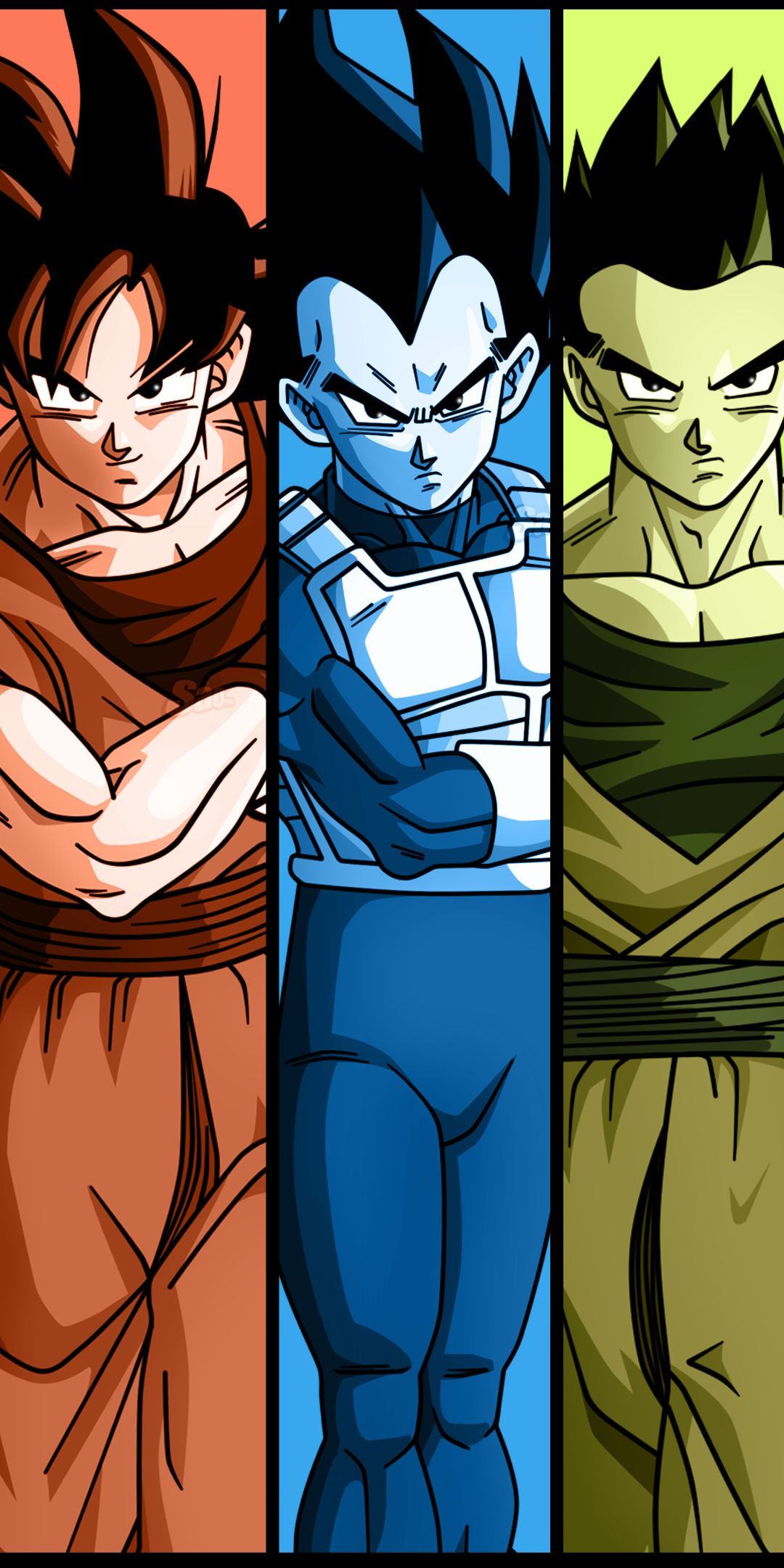 1080x2160 Mobile wallpaper: Anime, Dragon Ball, Goku, Gohan (Dragon Ball), Vegeta (Dragon Ball), Dragon Ball Super, 1143670 download the picture for free