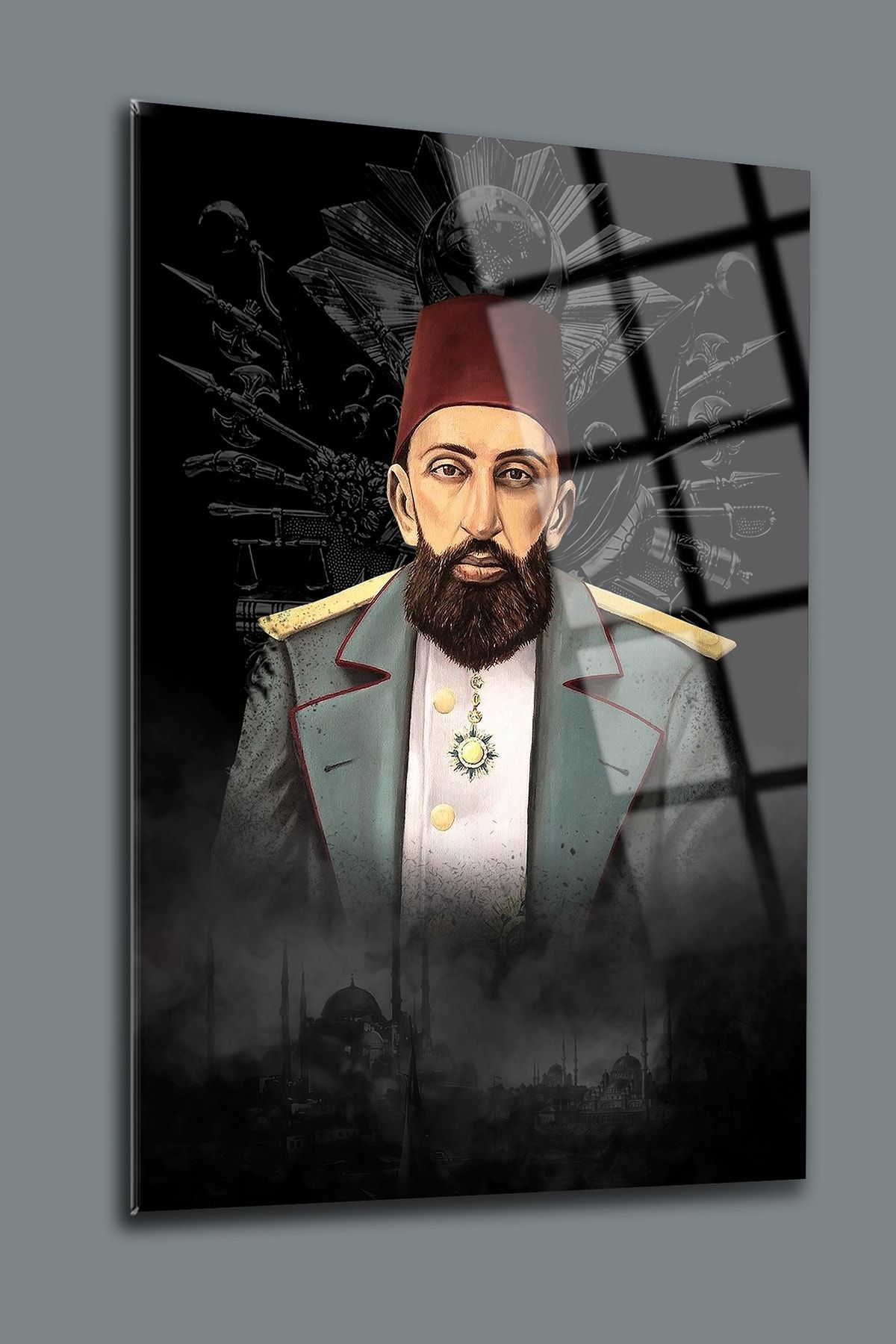 1200x1800 SRD Concept Abdülhamit Han 2 Tablosu Cam Tablo Abdülhamit Han Tablosu Fiyatı, Yorumları
