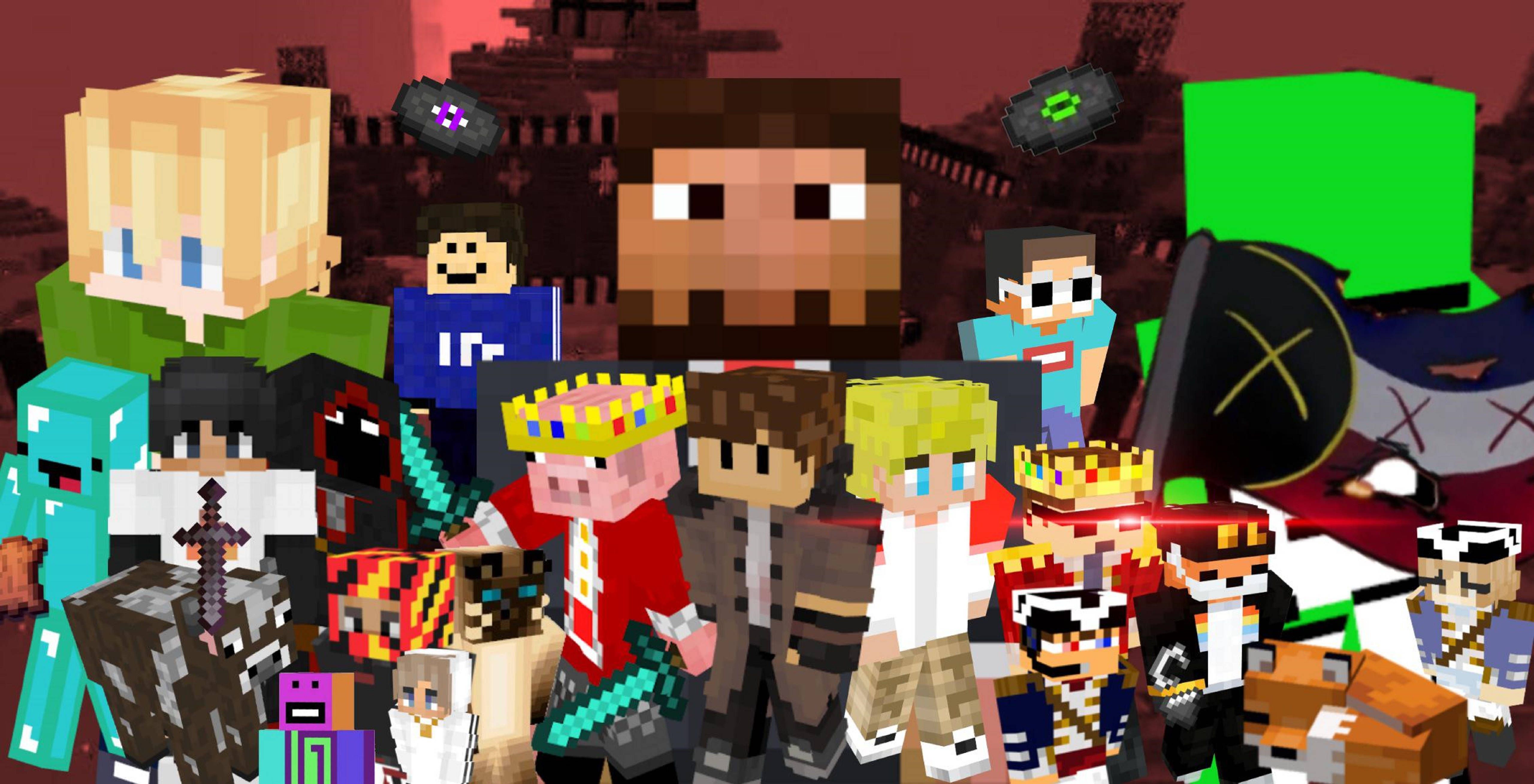 5120x2617 Minecraft Multiplayer Wallpaper