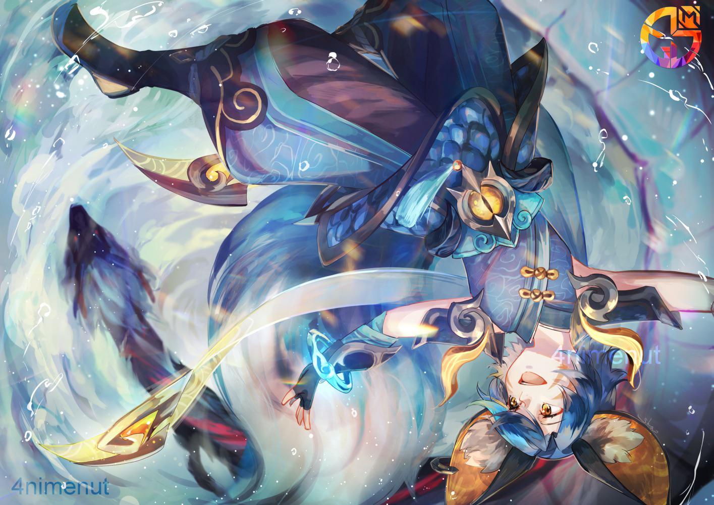 1415x1000 my fanart of nana's aqua pura for MGL!