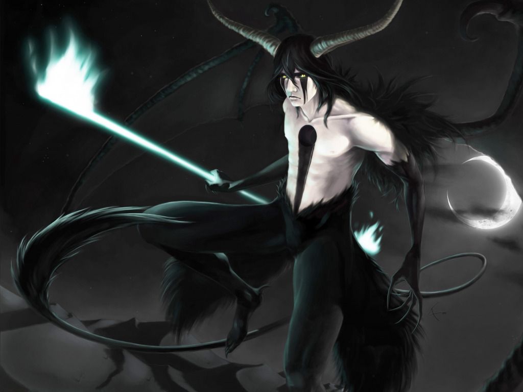 1024x768 Download wallpaper ART, Anime, Bleach, the arrancar, Espada, Ulquiorra Schiffer, section seinen in resolution 1024x768