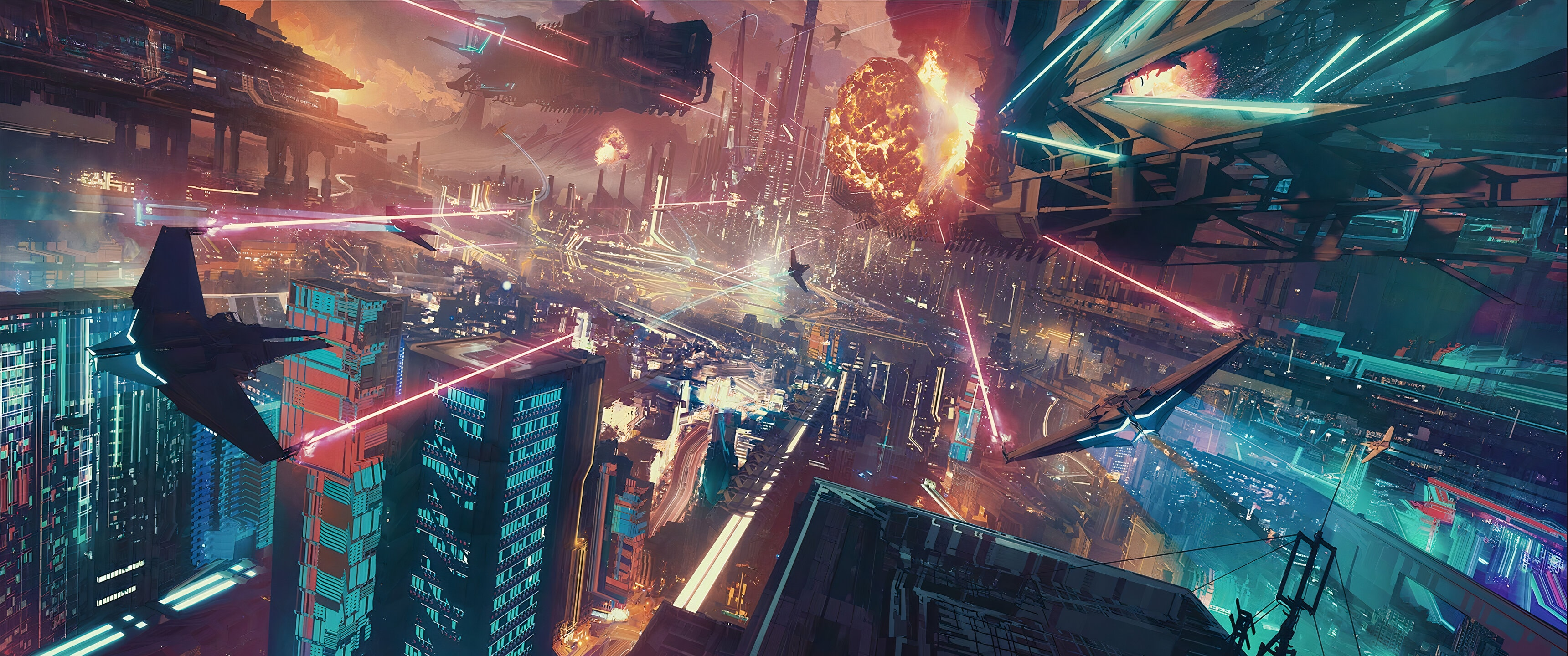 3440x1440 Alienware Monitor wallpaper (3440x1440)