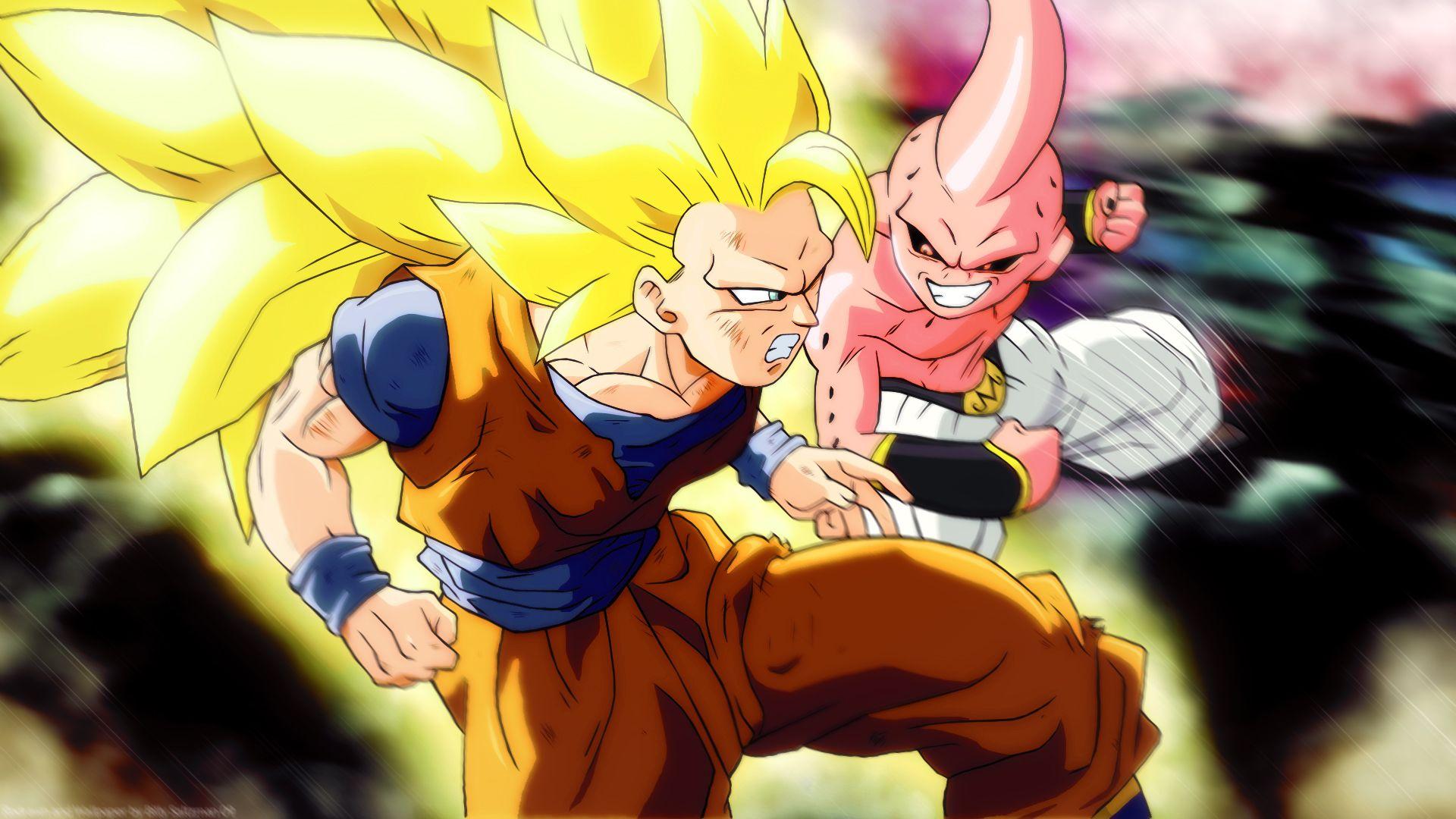 1920x1080 Picture of Dragon Ball Z Majin Buu Vs Goku