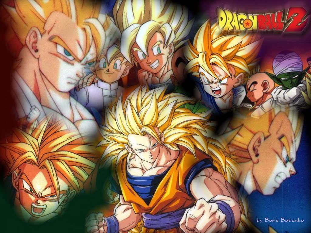 1024x768 Dragon Ball Z Background Image for Phone