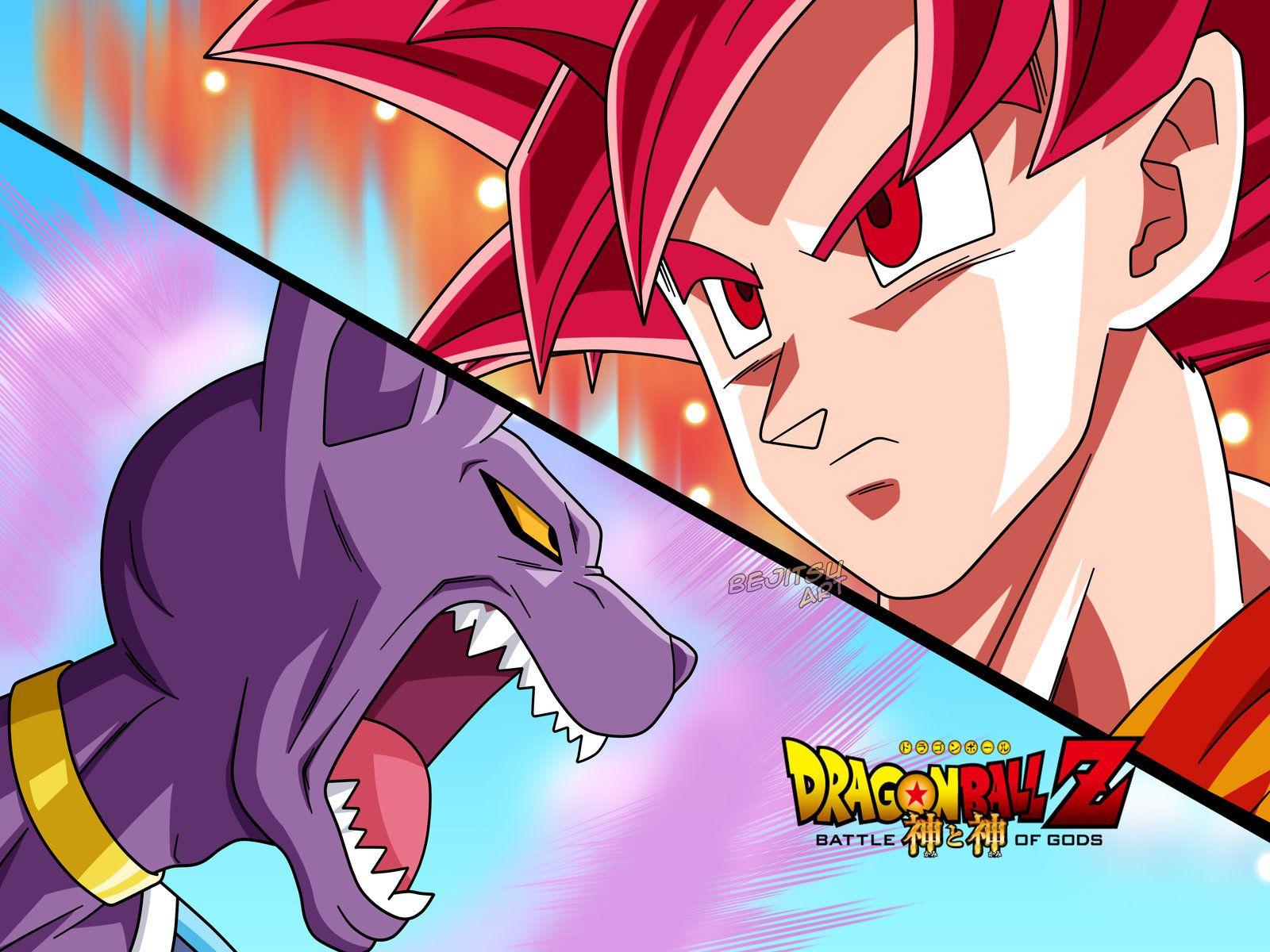 1600x1200 Goku V S Bills* Ball Z Wallpaper