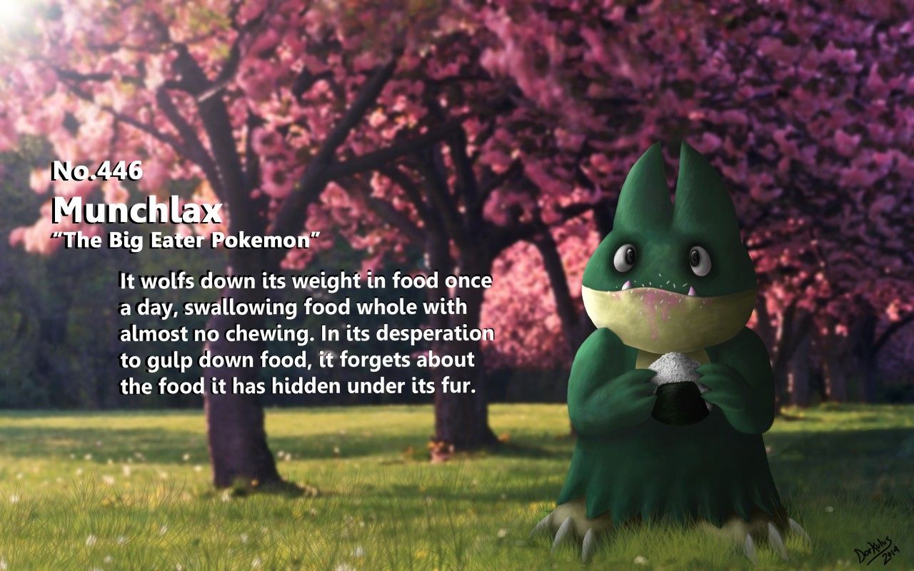 1280x800 Munchlax: The Big Eater Pokemon by Dorkulus - Fur Affinity [dot] net
