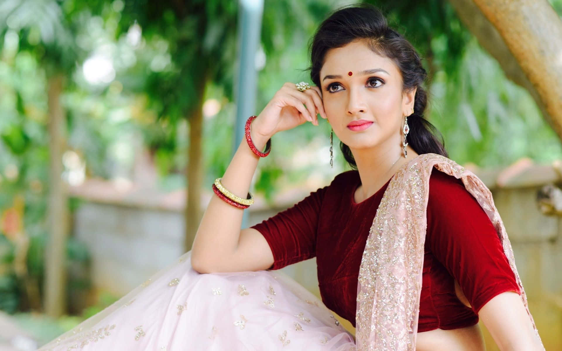 1920x1200 Download Village Girl Indian Picture