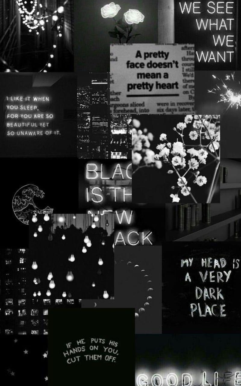 800x1280 Black Aesthetic, pretty, HD phone wallpaper