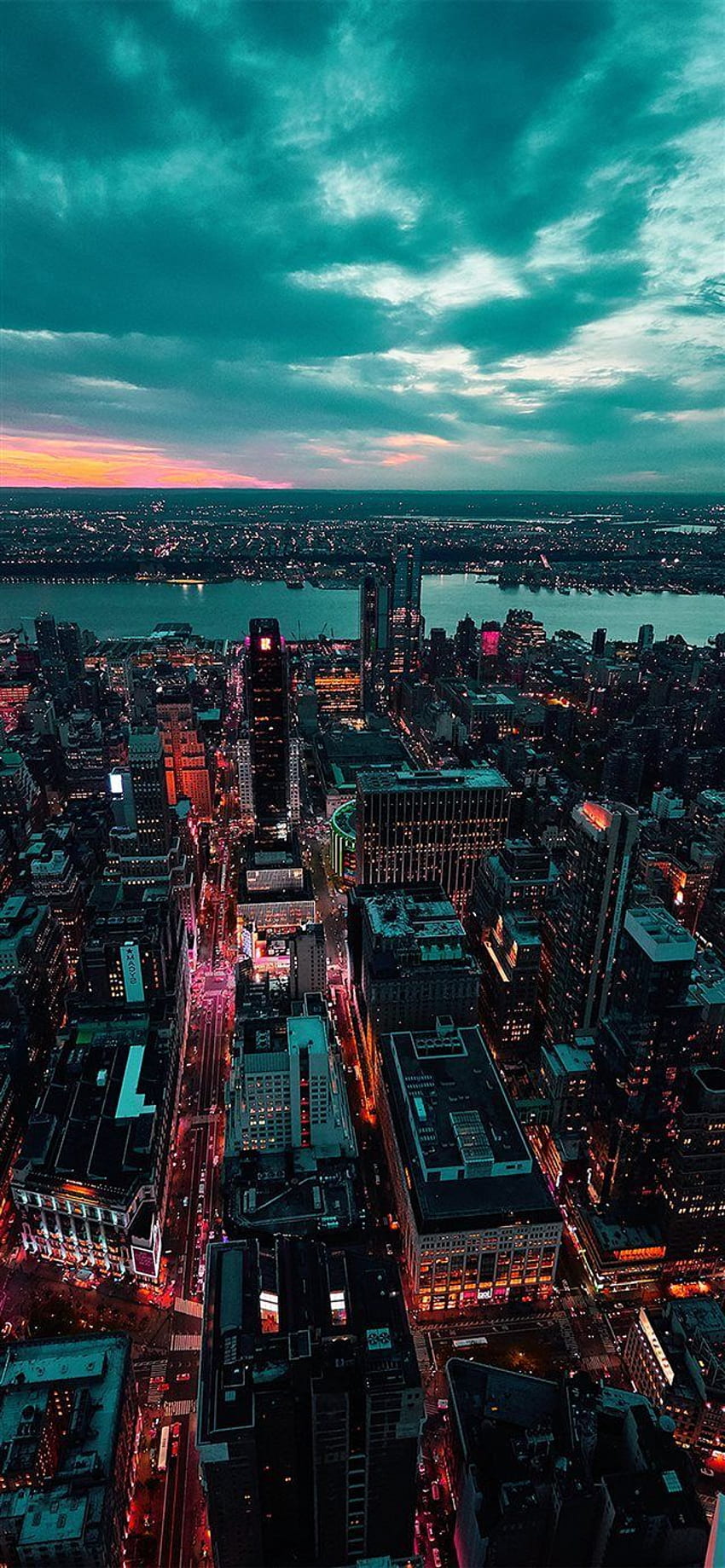 850x1839 City View, Big City HD phone wallpaper