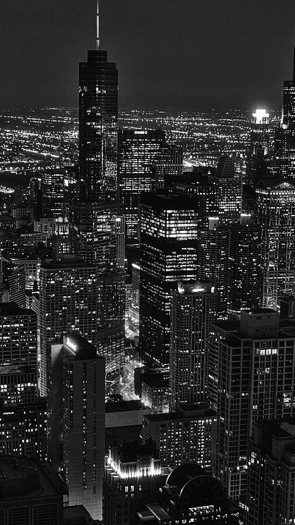 1242x2208 City View Wallpaper