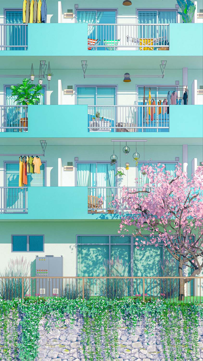 844x1500 Apartments In Japan IPhone Wallpaper HD Wallpaper : iPhone Wallpaper
