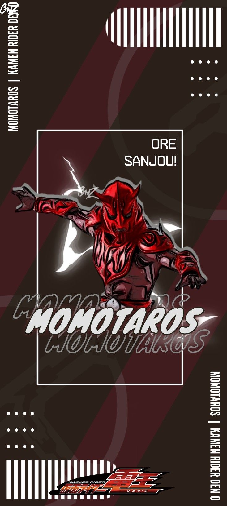 734x1632 Momotaros Wallpaper. Kamen Rider Den O. Gambar animasi kartun, Animasi, Kartun