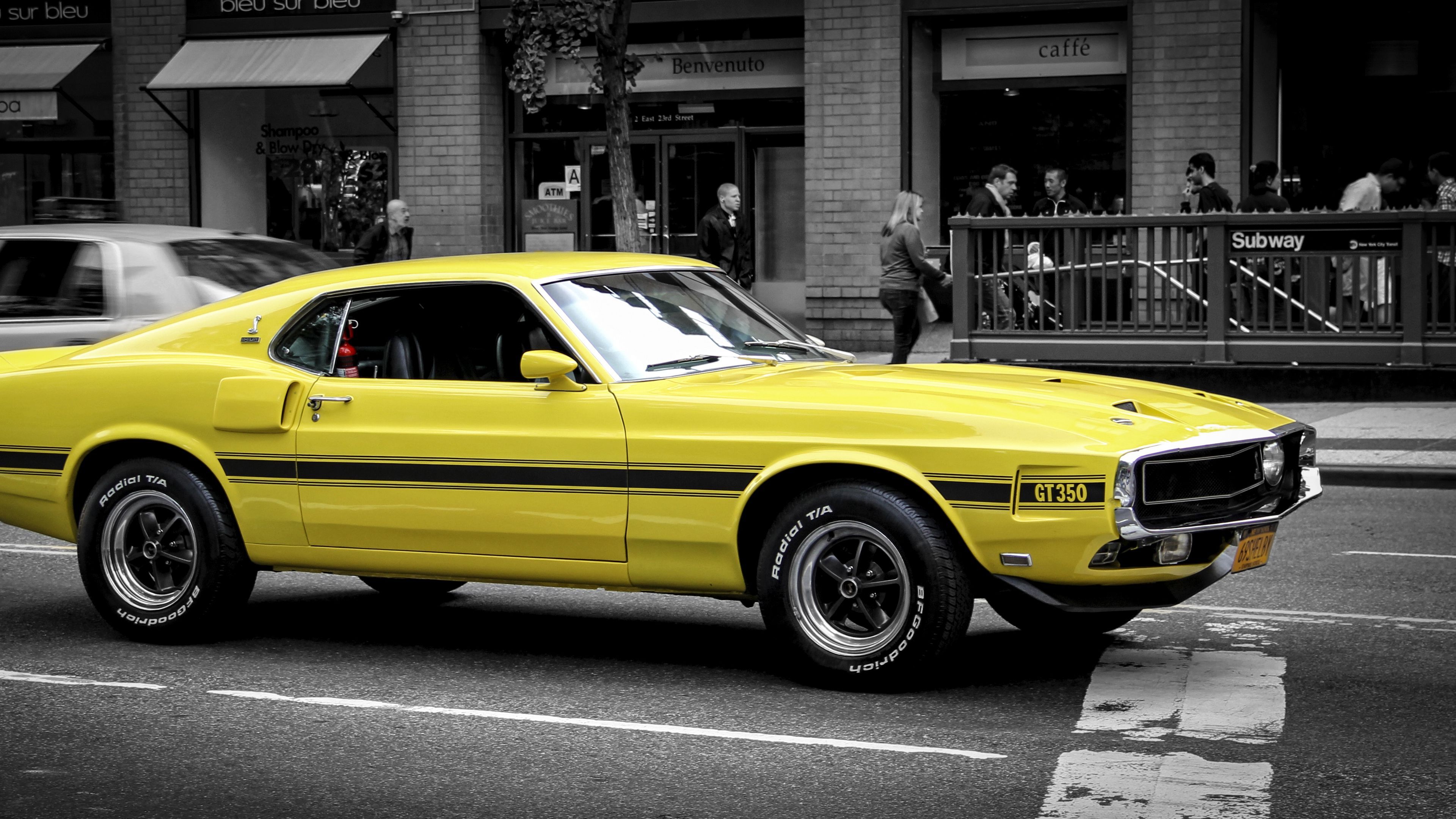 Yellow Mustang Wallpapers - Top Free Yellow Mustang Backgrounds