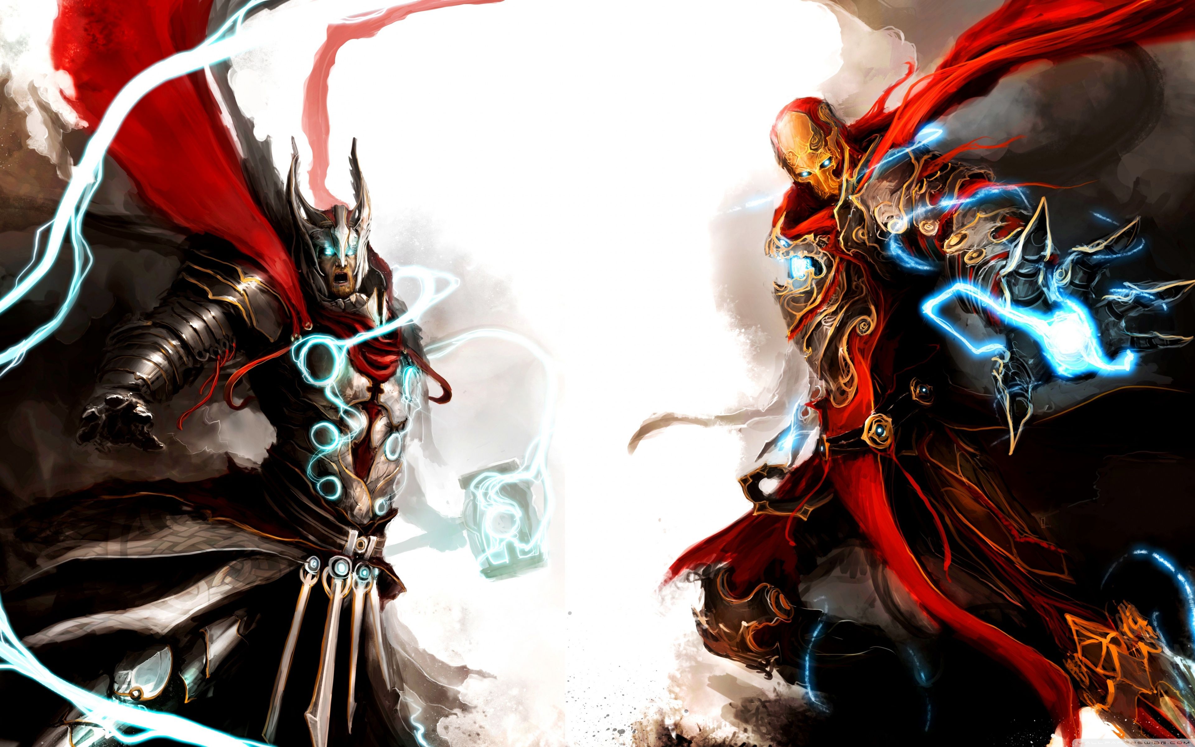 3840x2400 Iron Man And Thor Wallpaper