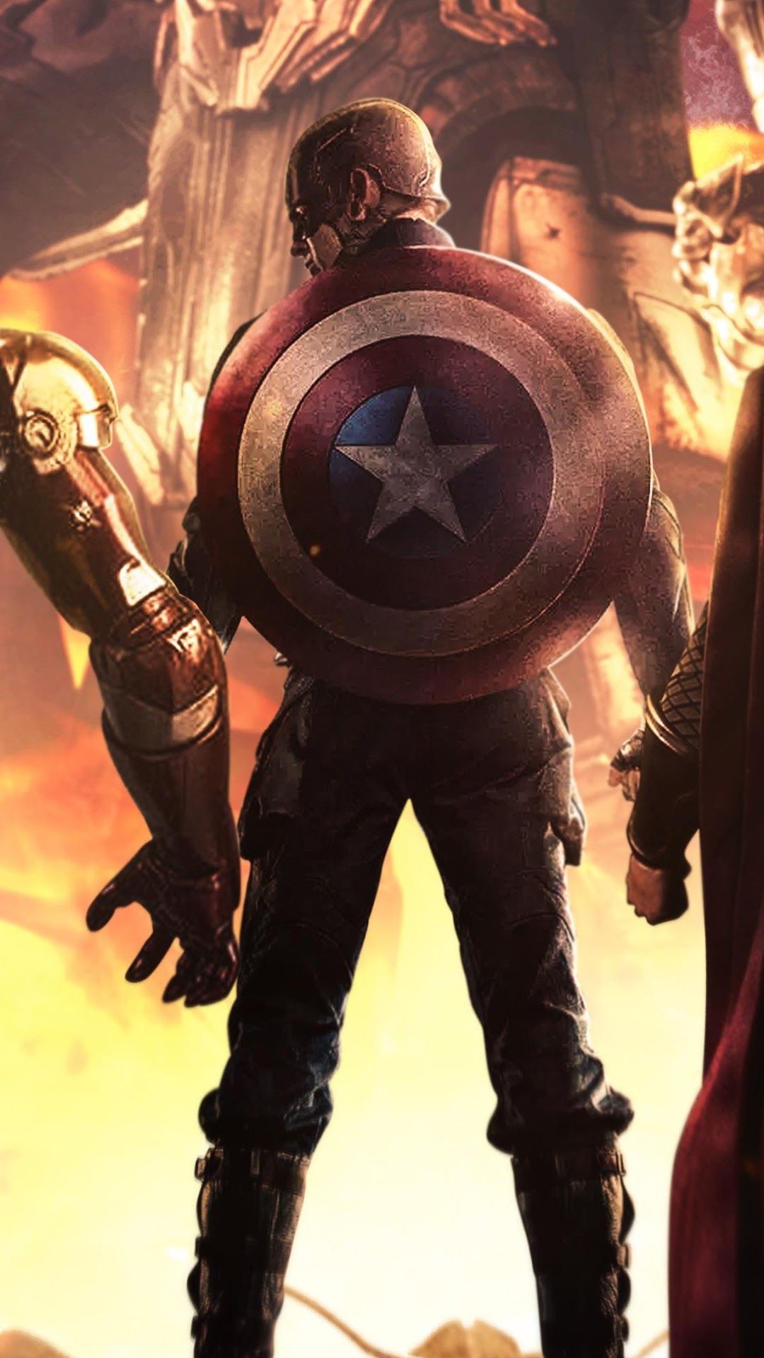 1080x1920 Avengers: Endgame, Iron Man, Captain America, Thor HD Gallery HD Wallpaper