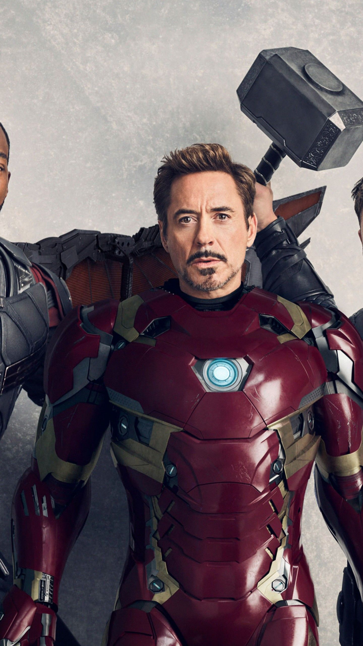 1440x2560 Free download Wallpaper Avengers Infinity War Falcon Iron Man Thor Anthony [1440x2560] for your Desktop, Mobile & Tablet. Explore Iron Man And Thor Wallpaper. Iron Man Wallpaper, Iron Man