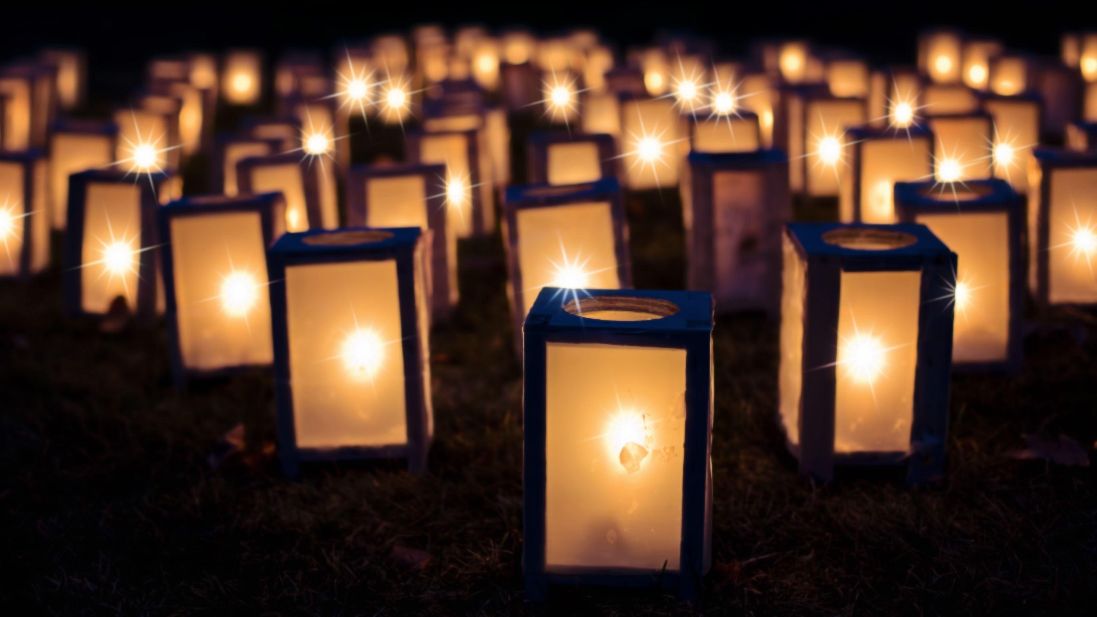 3840x2160 Free Christmas Lights Chromebook Wallpaper Ready For Download