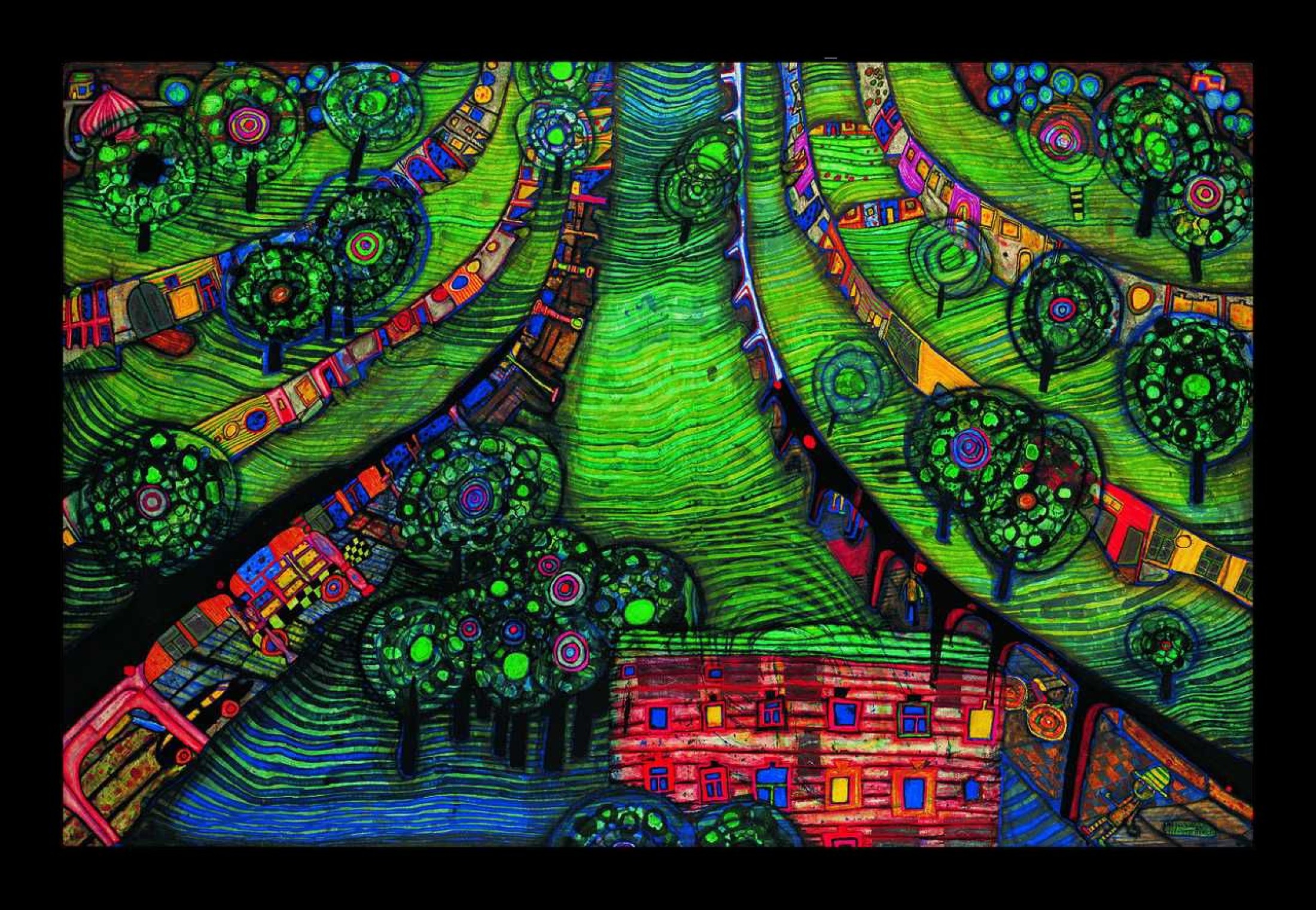 2200x1521 Friedensreich Hundertwasser Wallpaper