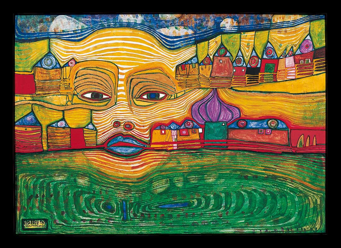 1099x800 Friedensreich Hundertwasser Wallpaper