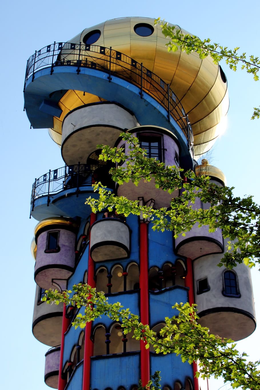 910x1365 Hundertwasser house 1080P, 2K, 4K, 5K HD wallpaper free download
