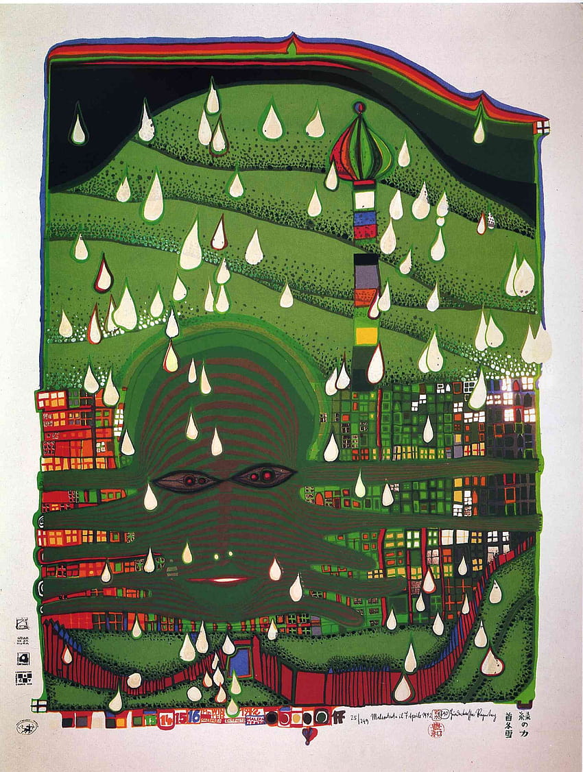 850x1126 Hundertwasser Paintings, Hundertwasser Painting, friedensreich hundertwasser HD phone wallpaper