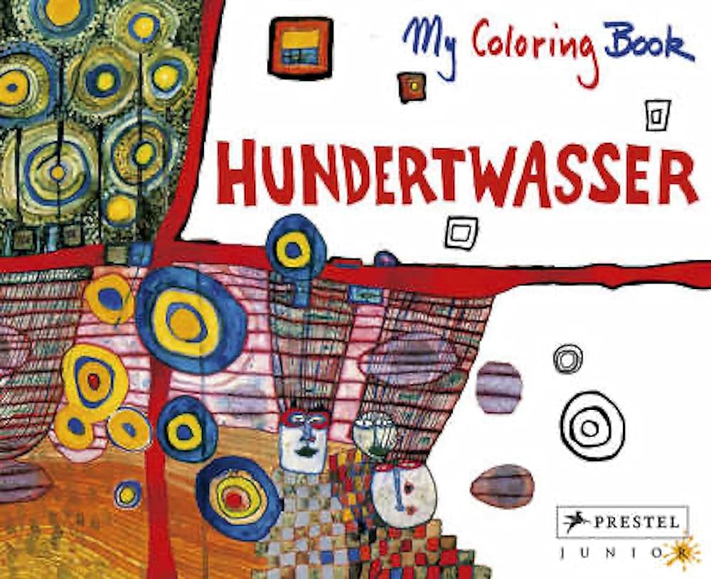 1000x815 My Painting Book Hundertwasser (Coloring Books): Hundertwasser, Friedensreich: 9783791341132: Books