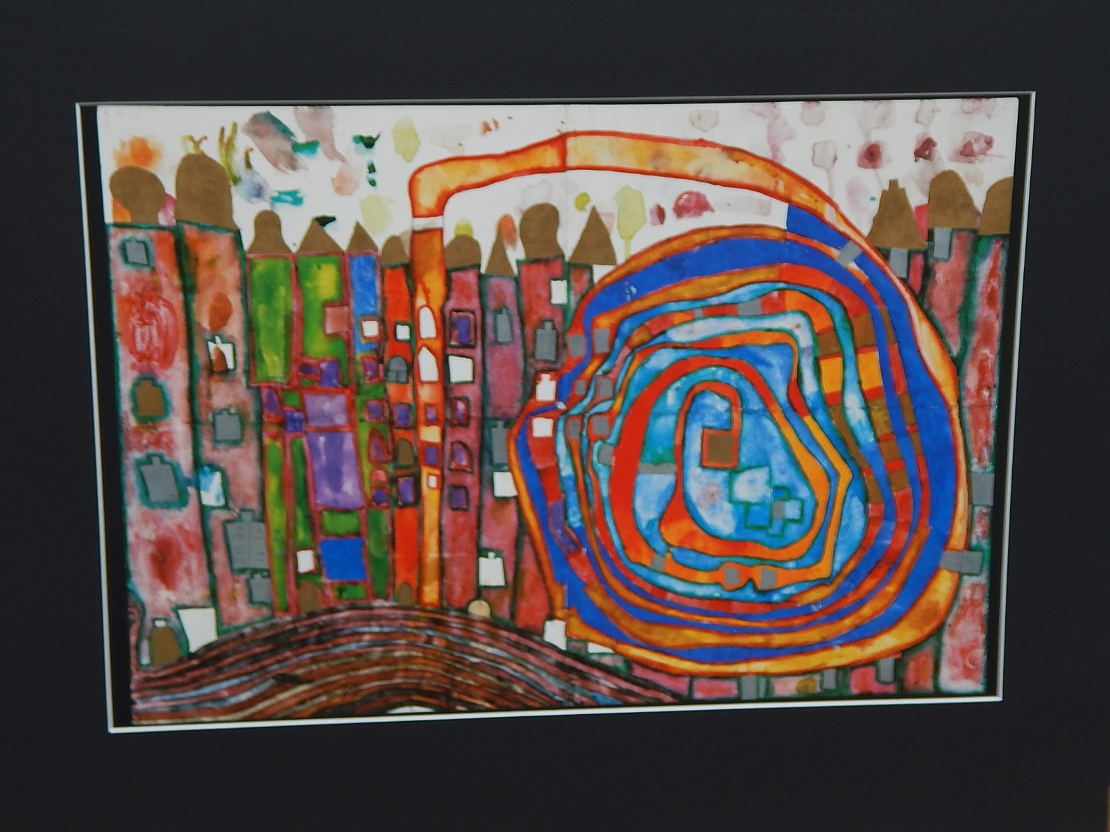 1600x1200 Friedensreich Hundertwasser. The grass marches
